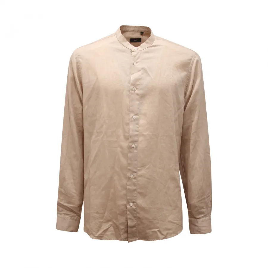 1734AV CAMICIA COREANA UOMO LIU JO MAN LINEN BLEND SHIRT