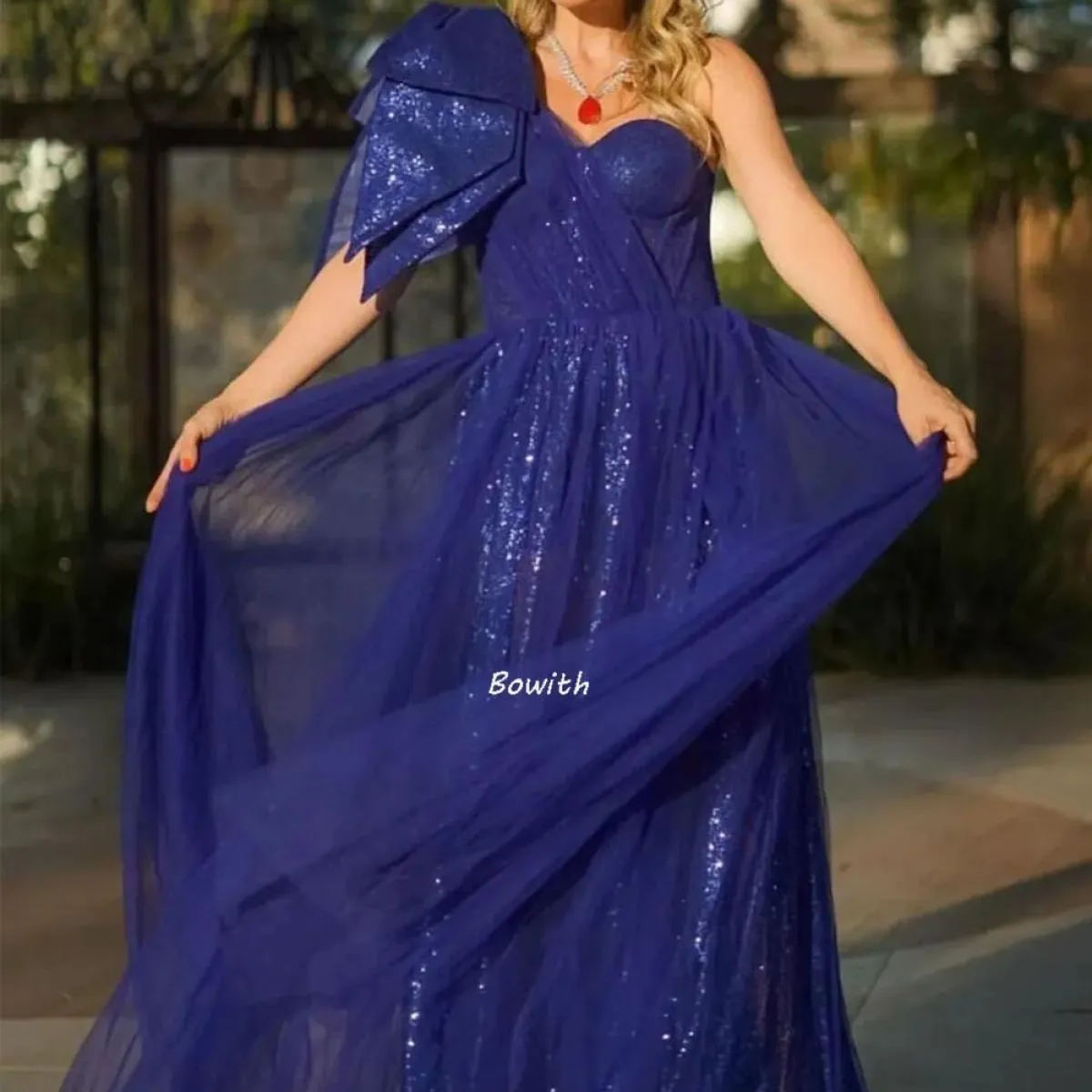 Abito da sera lucido Abito formale da donna invernale Abito monospalla con paillettes Abito da sera Prom 2022 Robe De Soiree Eve