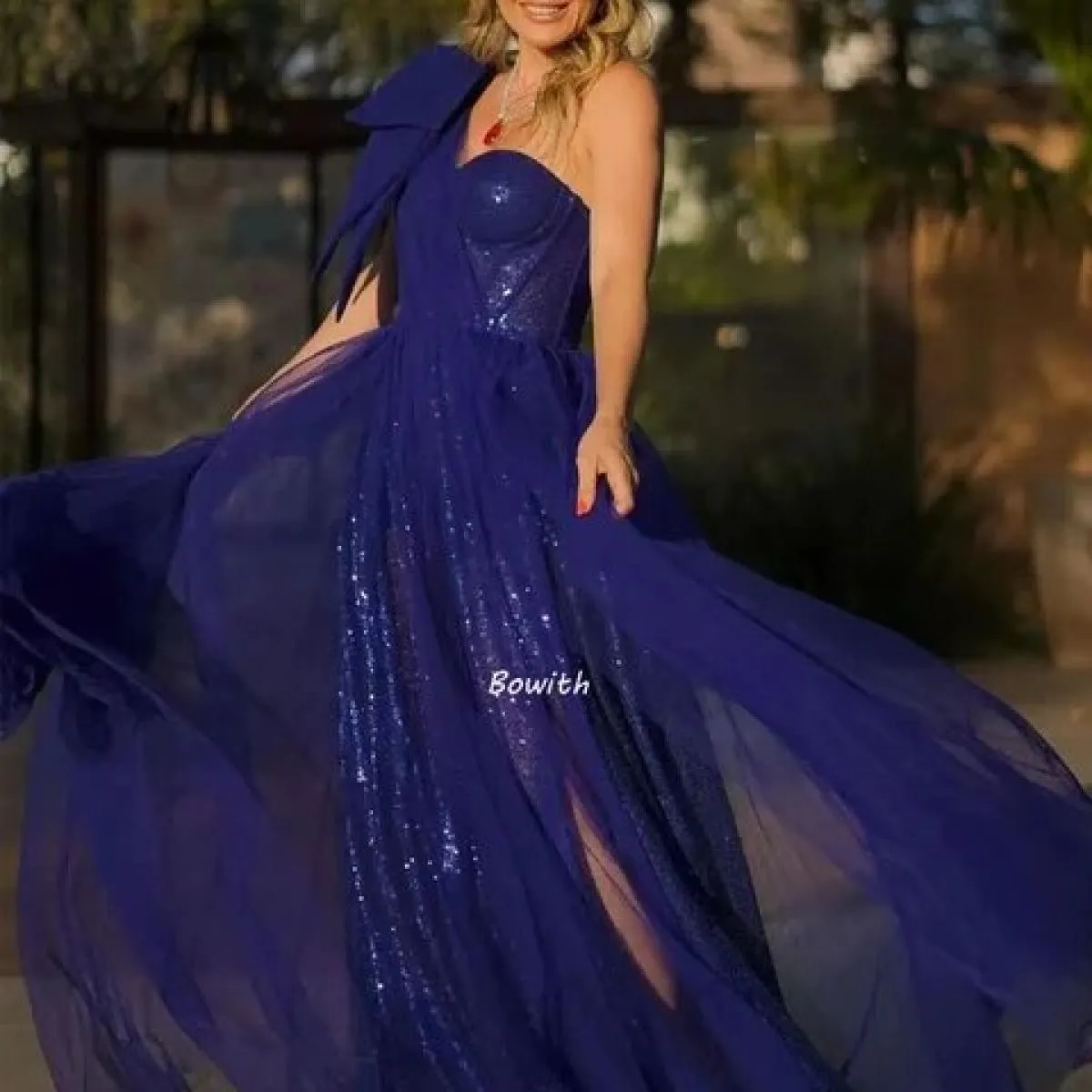 Abito da sera lucido Abito formale da donna invernale Abito monospalla con paillettes Abito da sera Prom 2022 Robe De Soiree Eve