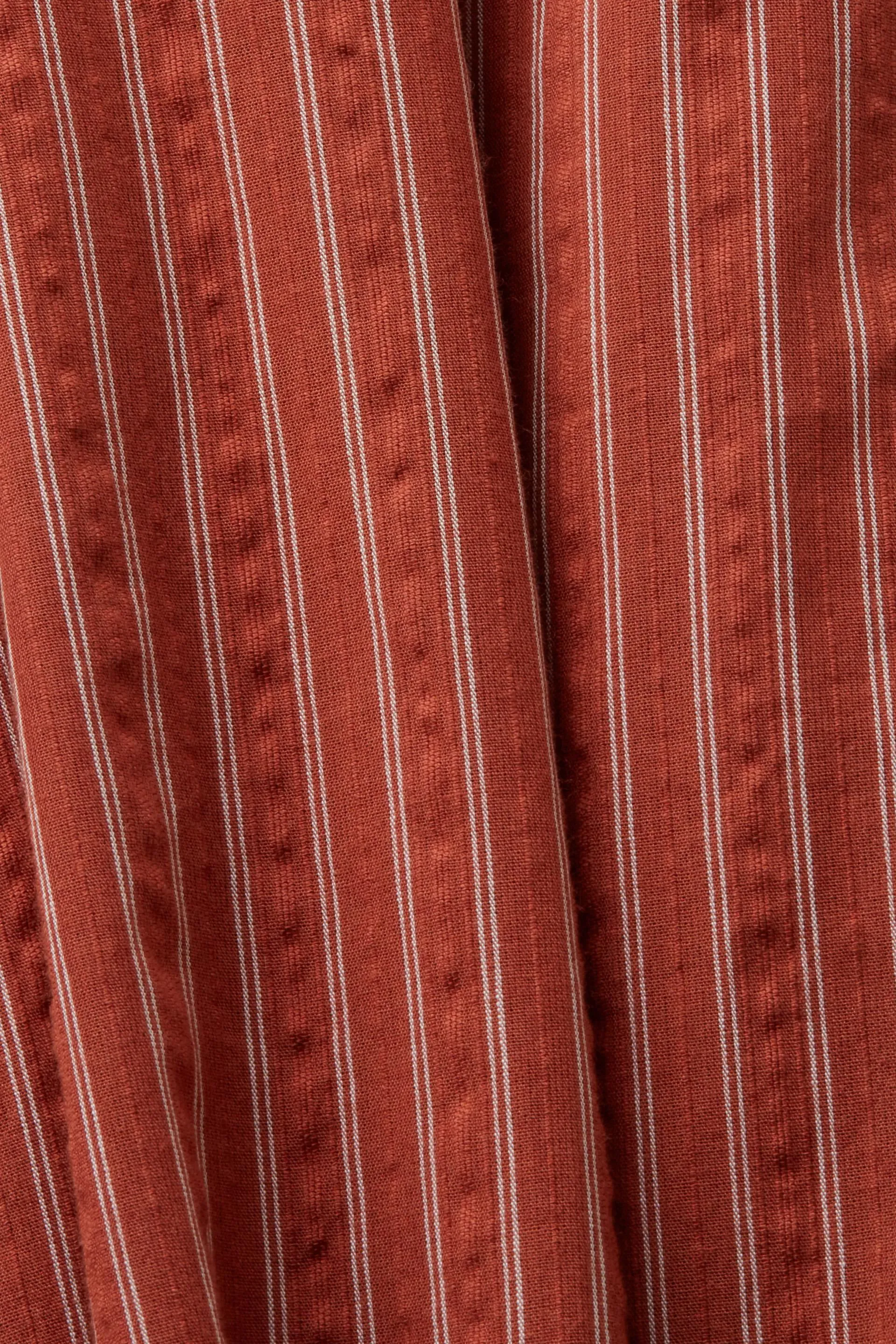 Abito mini a camicia a righe