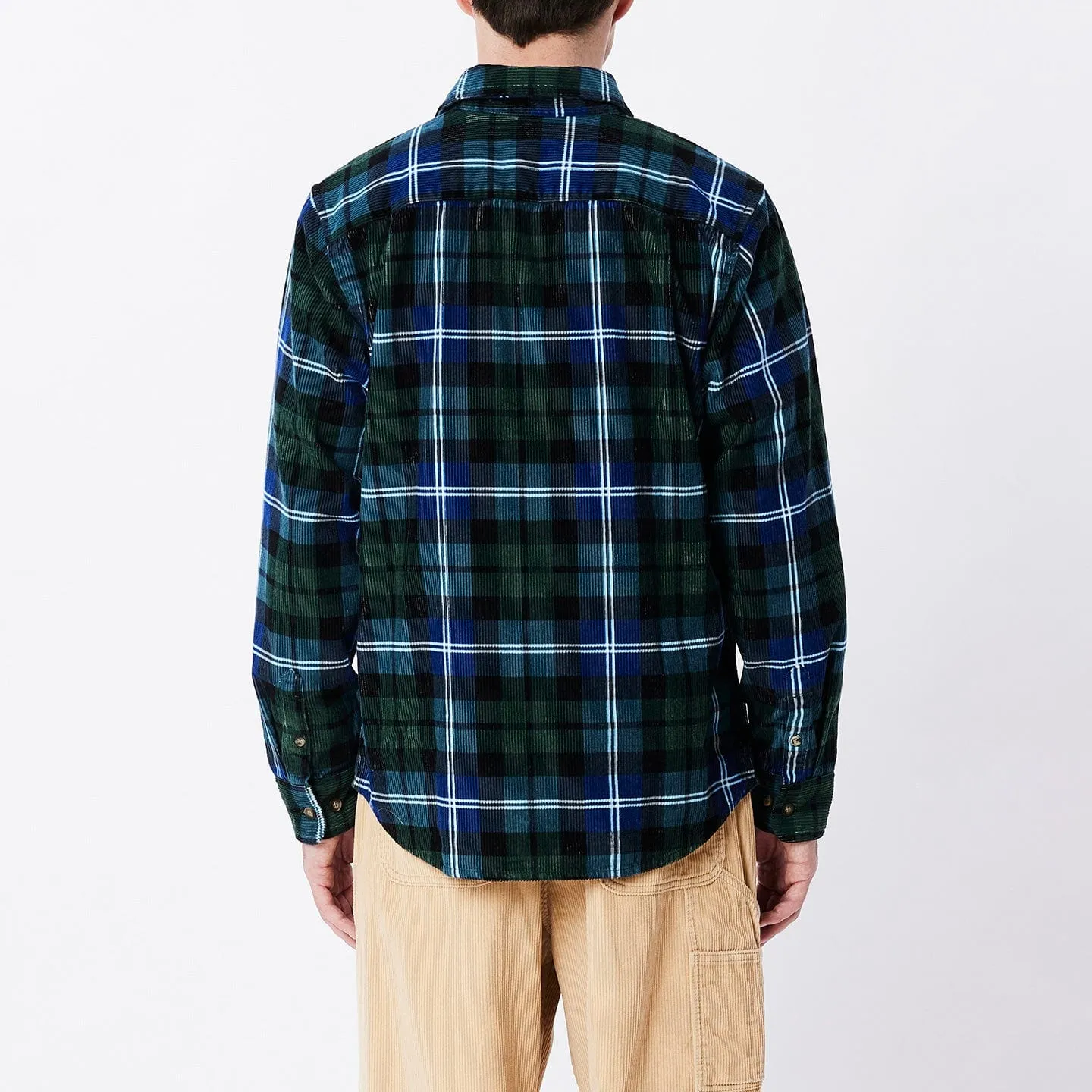 ANDREW WOVEN LS - DARK CEDAR MULTI
