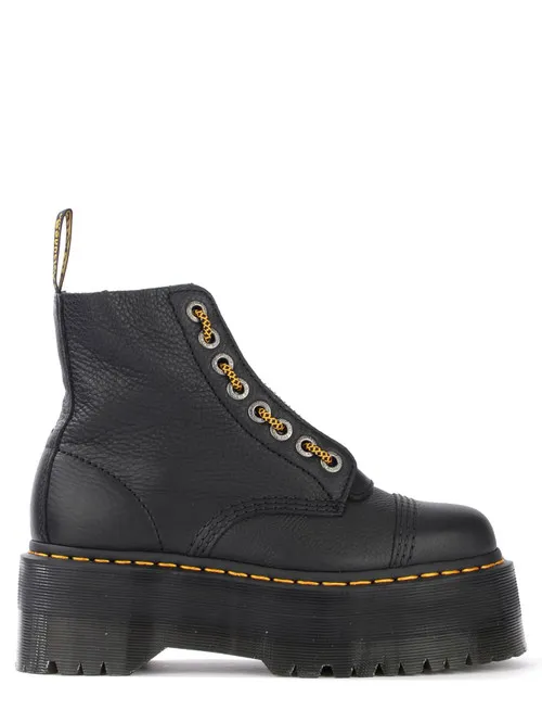 Anfibio Dr. Martens Sinclair Max Pisa in pelle nera