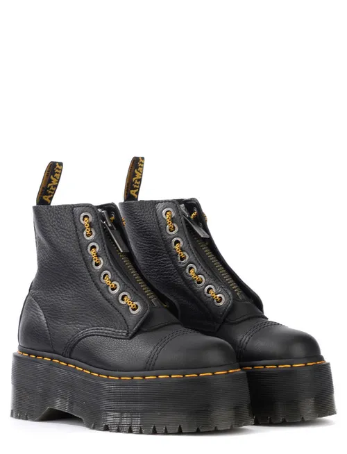 Anfibio Dr. Martens Sinclair Max Pisa in pelle nera