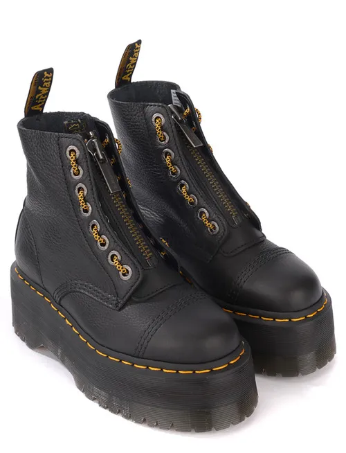 Anfibio Dr. Martens Sinclair Max Pisa in pelle nera
