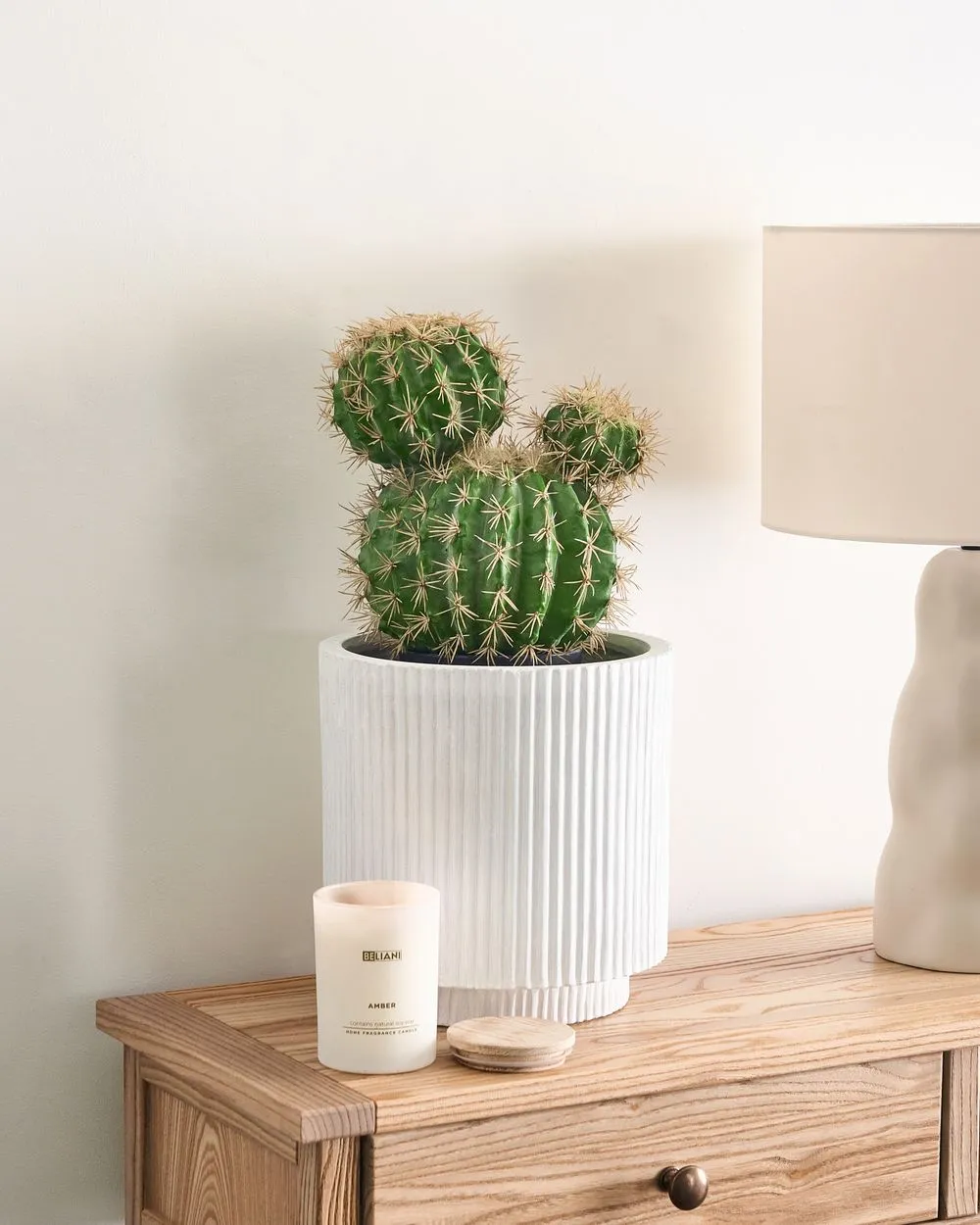 Artificial Potted Plant 33 cm BALL CACTUS