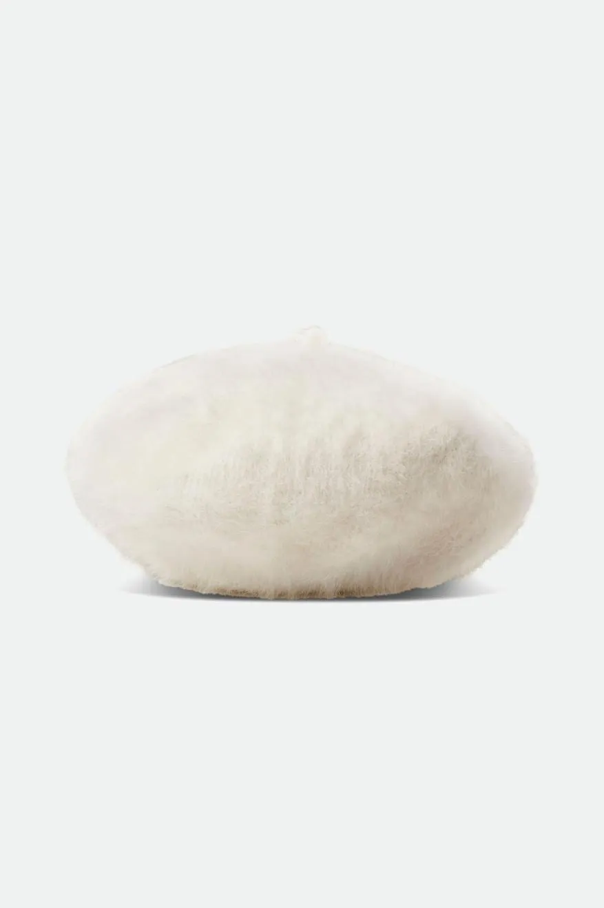AUDREY II BERET - FUZZY OFF WHITE