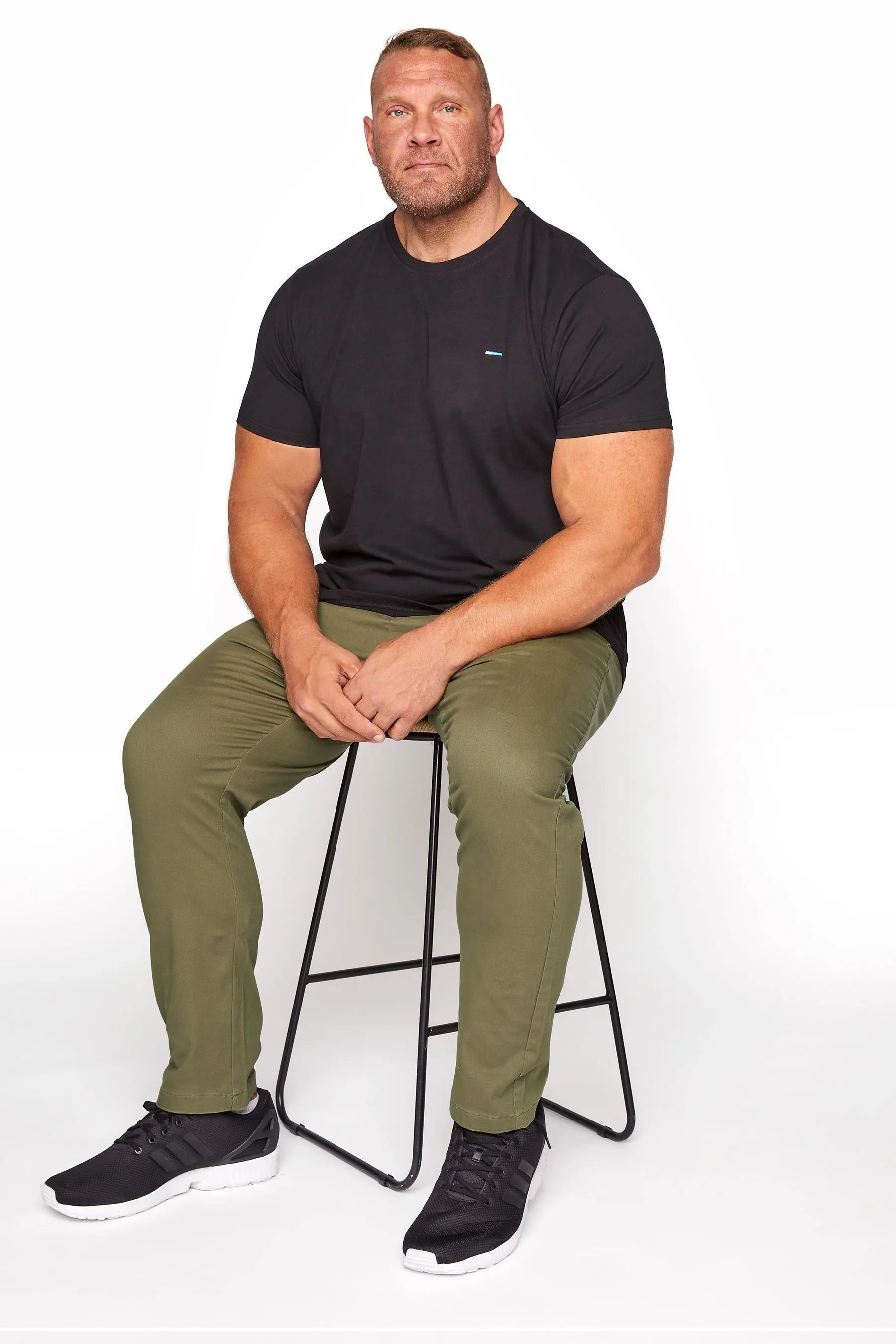 BadRhino Big & Tall - Pantaloni chino elasticizzati