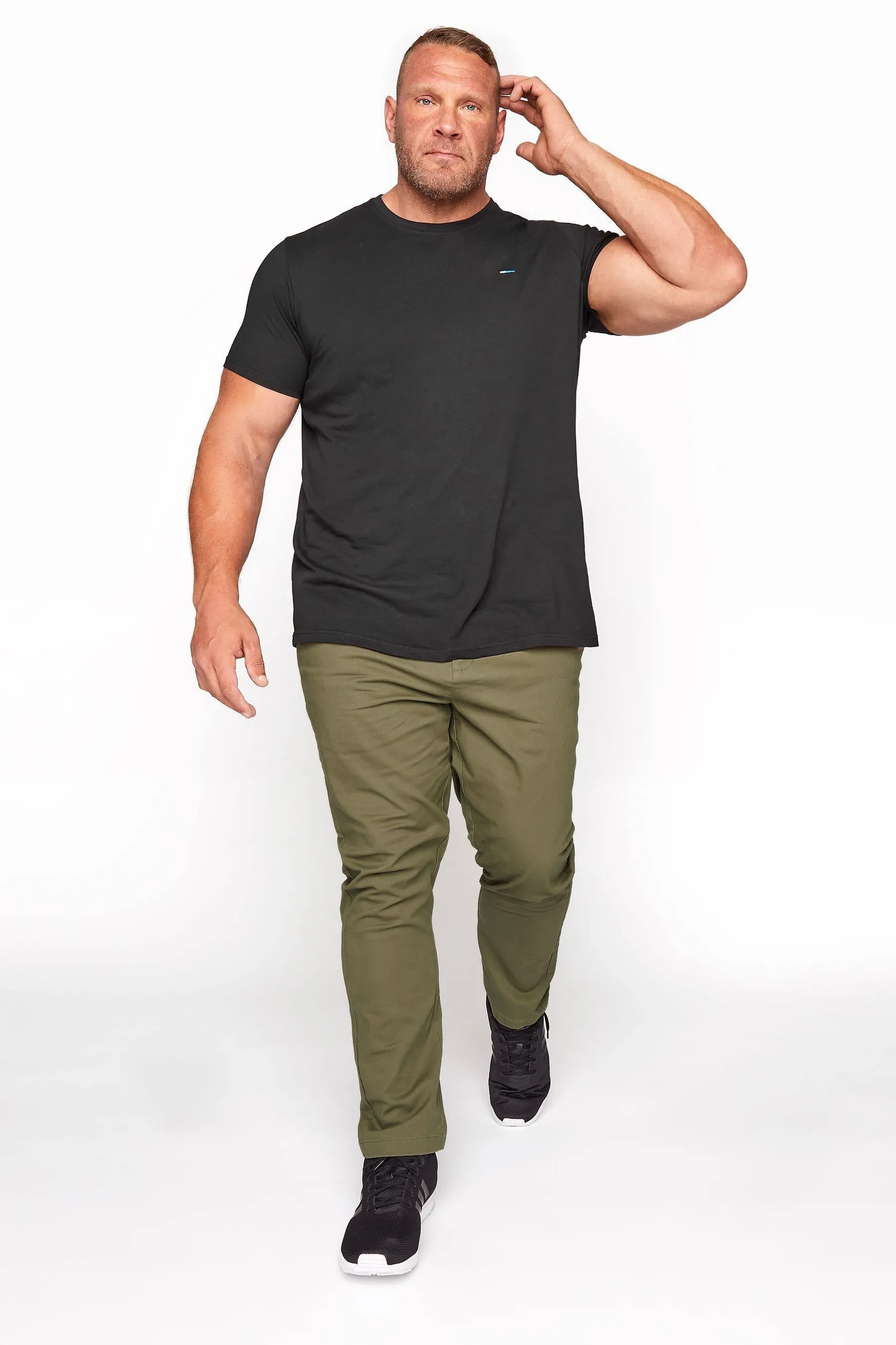 BadRhino Big & Tall - Pantaloni chino elasticizzati
