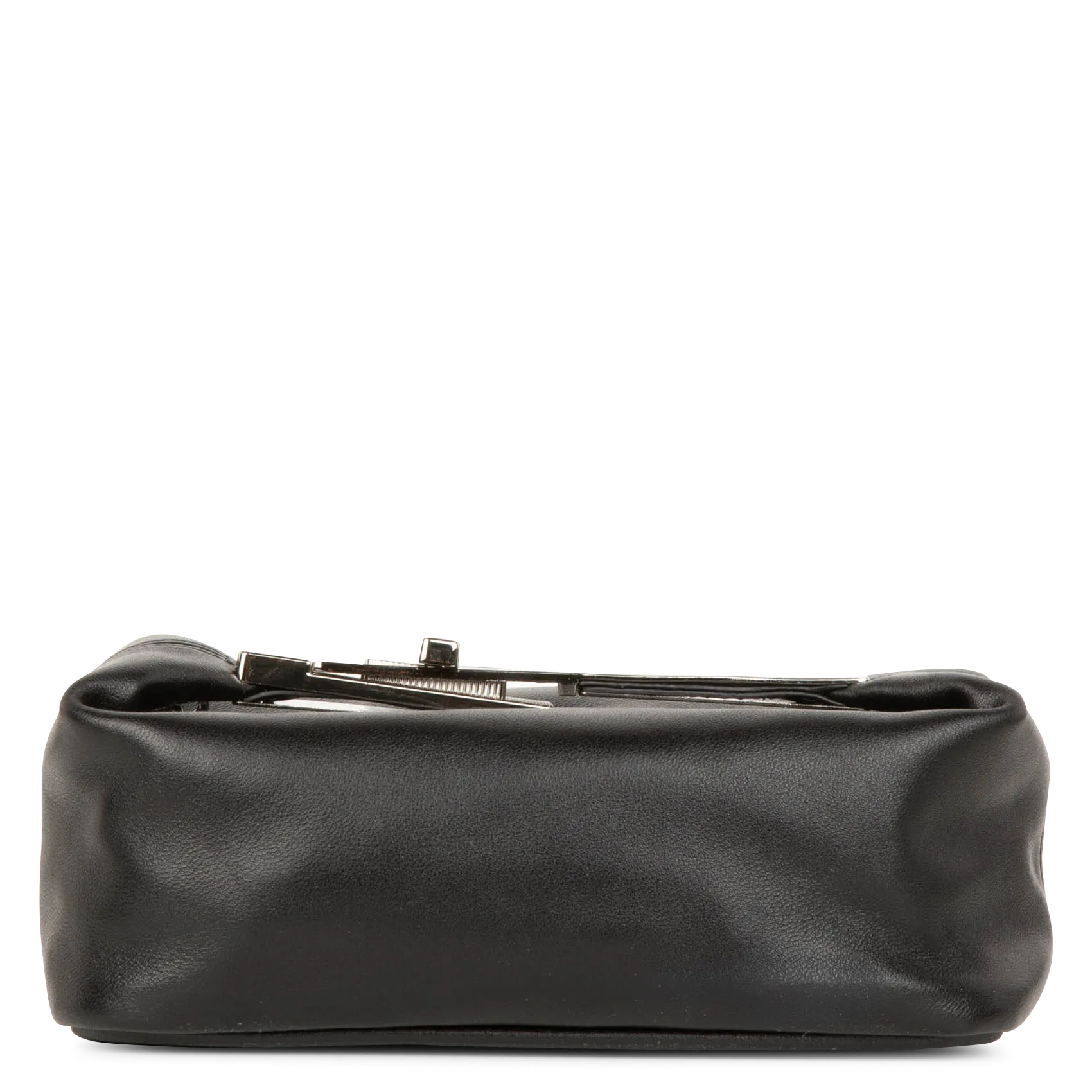  BERENICE   OPOUPY - Piccola borsa in pelle con manico metallico | Nero