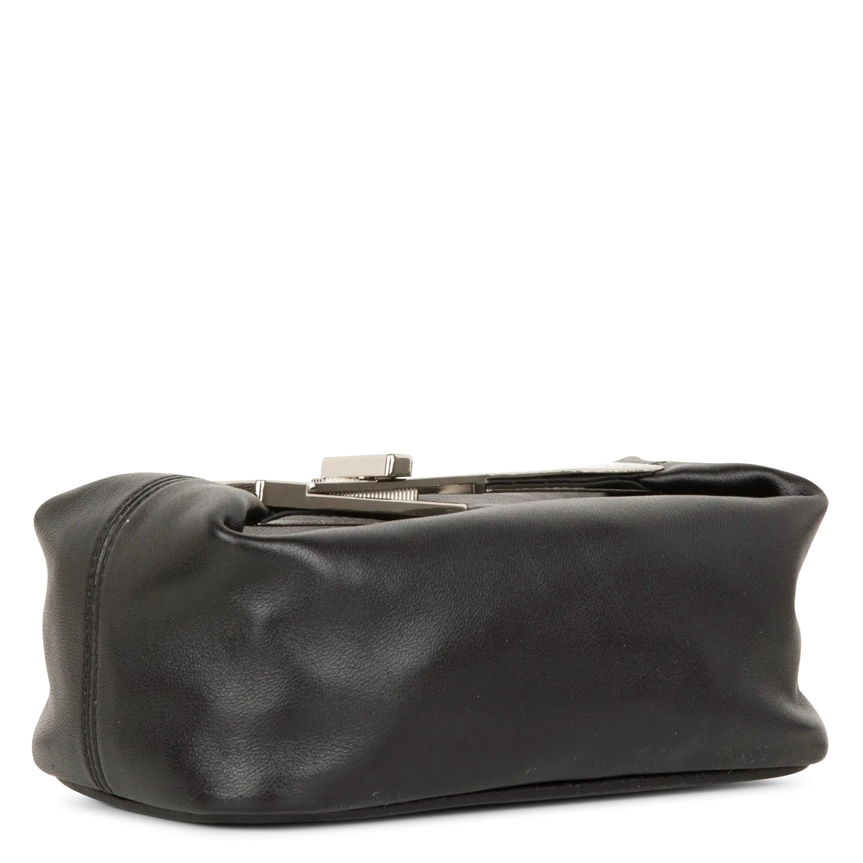  BERENICE   OPOUPY - Piccola borsa in pelle con manico metallico | Nero