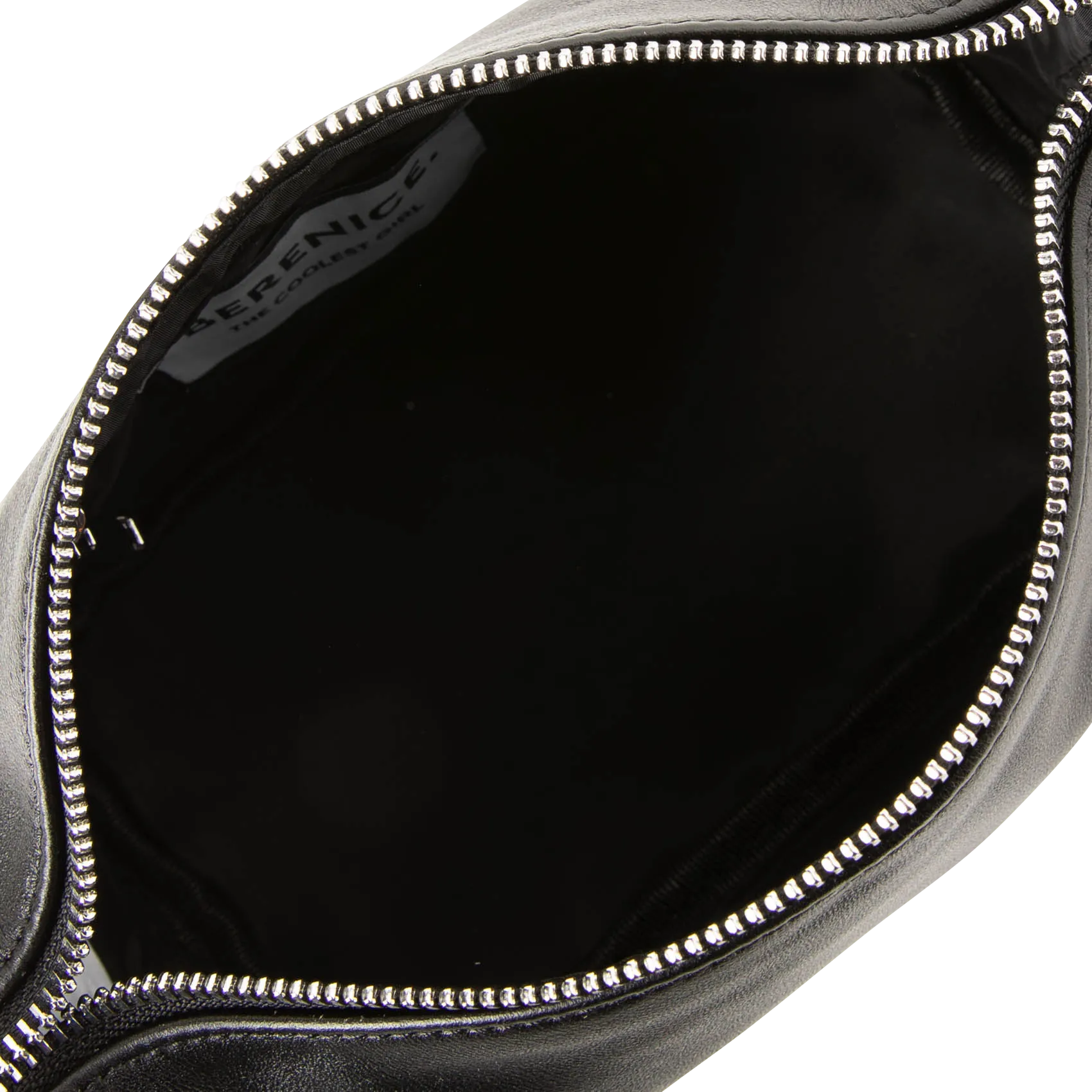 BERENICE   OPOUPY - Piccola borsa in pelle con manico metallico | Nero