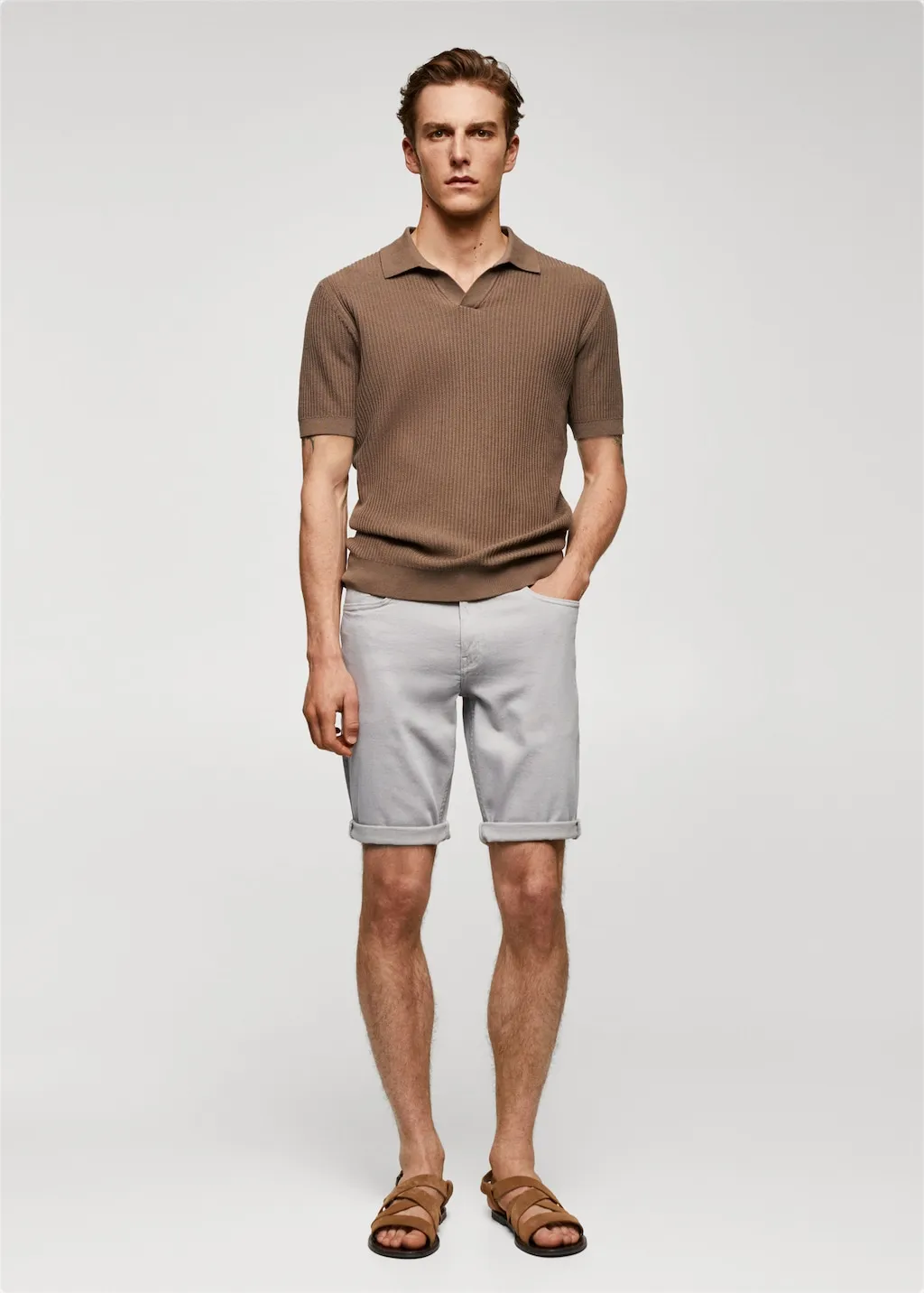 Bermuda denim slim fit
