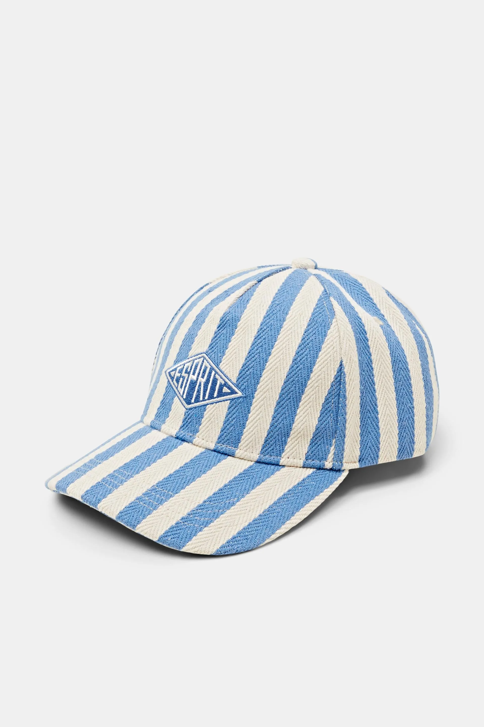 Berretto da baseball a righe con logo