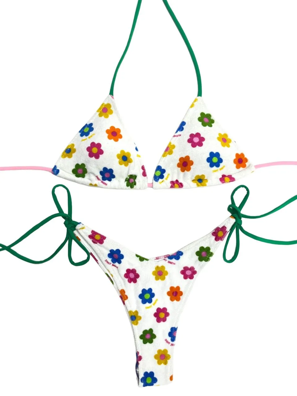 BIKINI TRIANGOLO HAPPY DAISY IN COTONE
