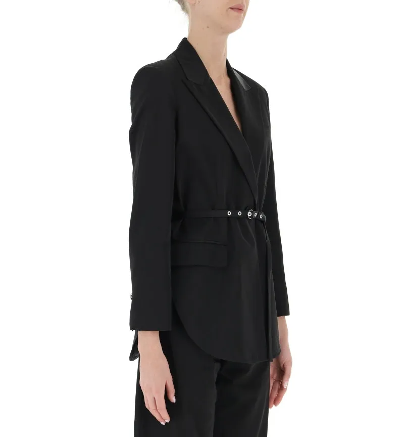 Blazer in raso