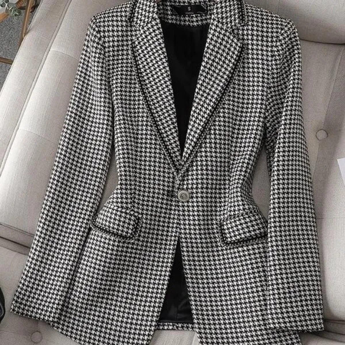 Blazer verde da donna Blazer invernale da lavoro da donna Blazer verde da donna formale verde