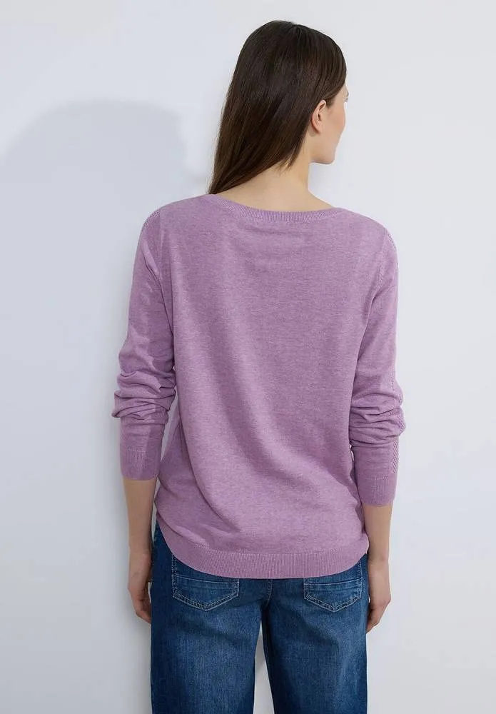 Boat Neck Structure Detail - Pullover