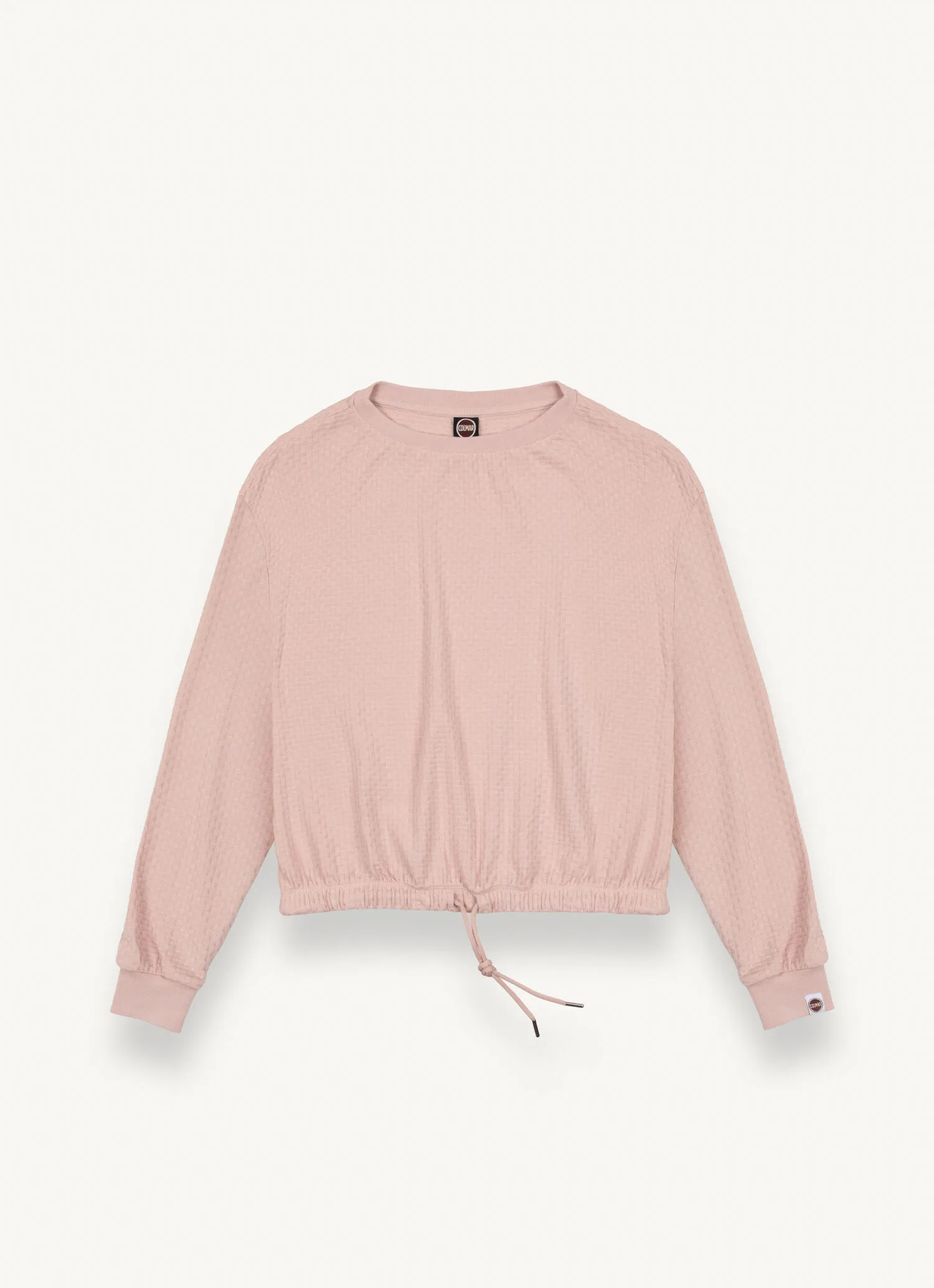 Boat-neck sweatshirt