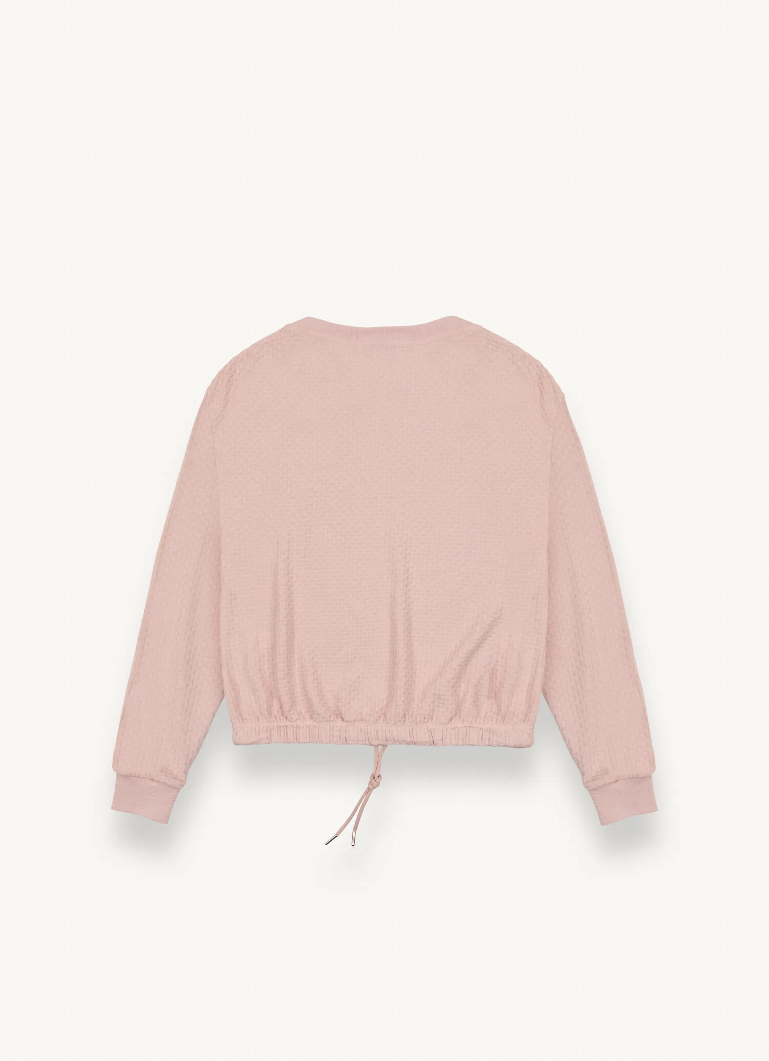 Boat-neck sweatshirt