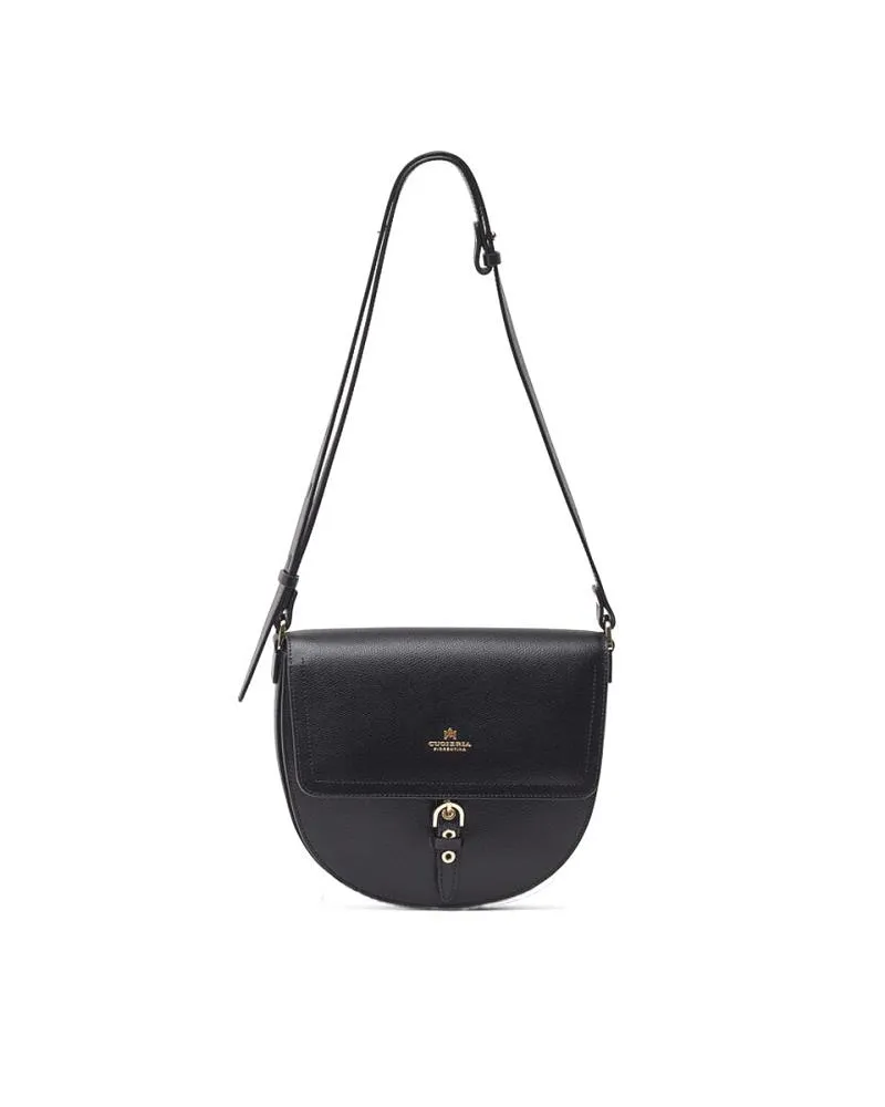 BORSA A SPALLA CUOIERIA FIORENTINA IN PELLE EVA CROSSBODY 5823 420 NERO