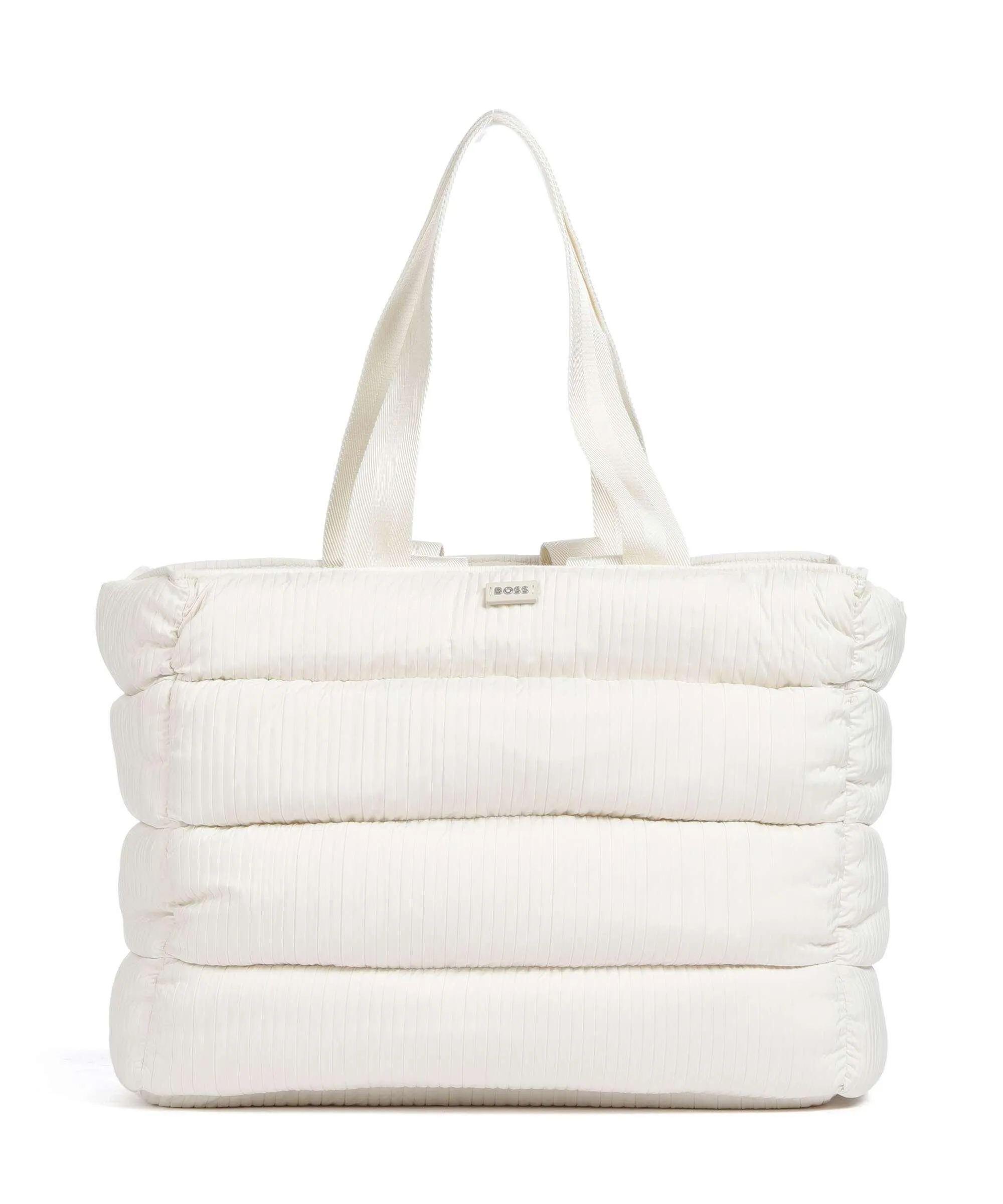  BOSS Deva Borsa shopper poliestere bianco  
