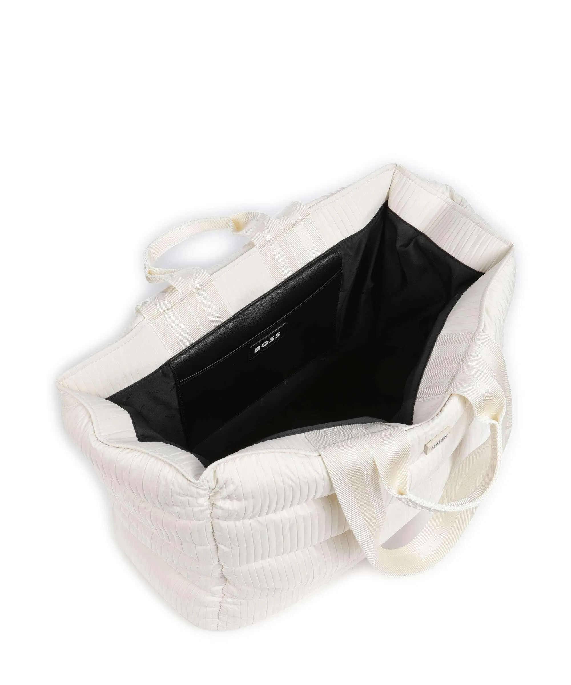  BOSS Deva Borsa shopper poliestere bianco  