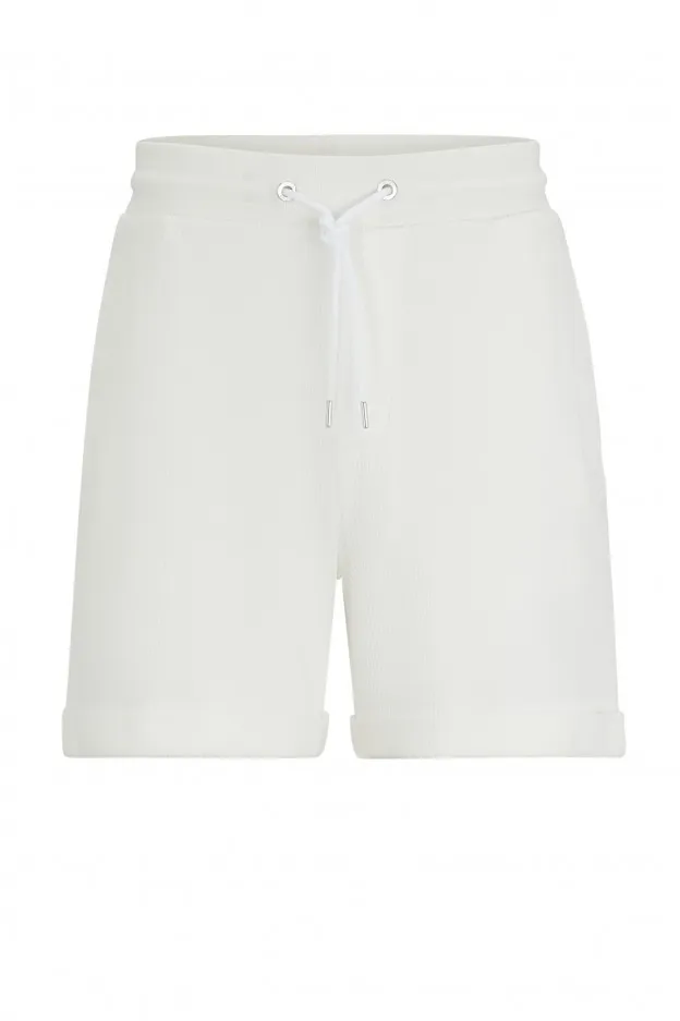 Boss - Hugo Boss Boss - Hugo Boss bermuda oversize con rifiniture color argento