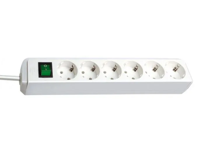 Brennenstuhl Eco-Line presa a 6 ingressi con interruttore
