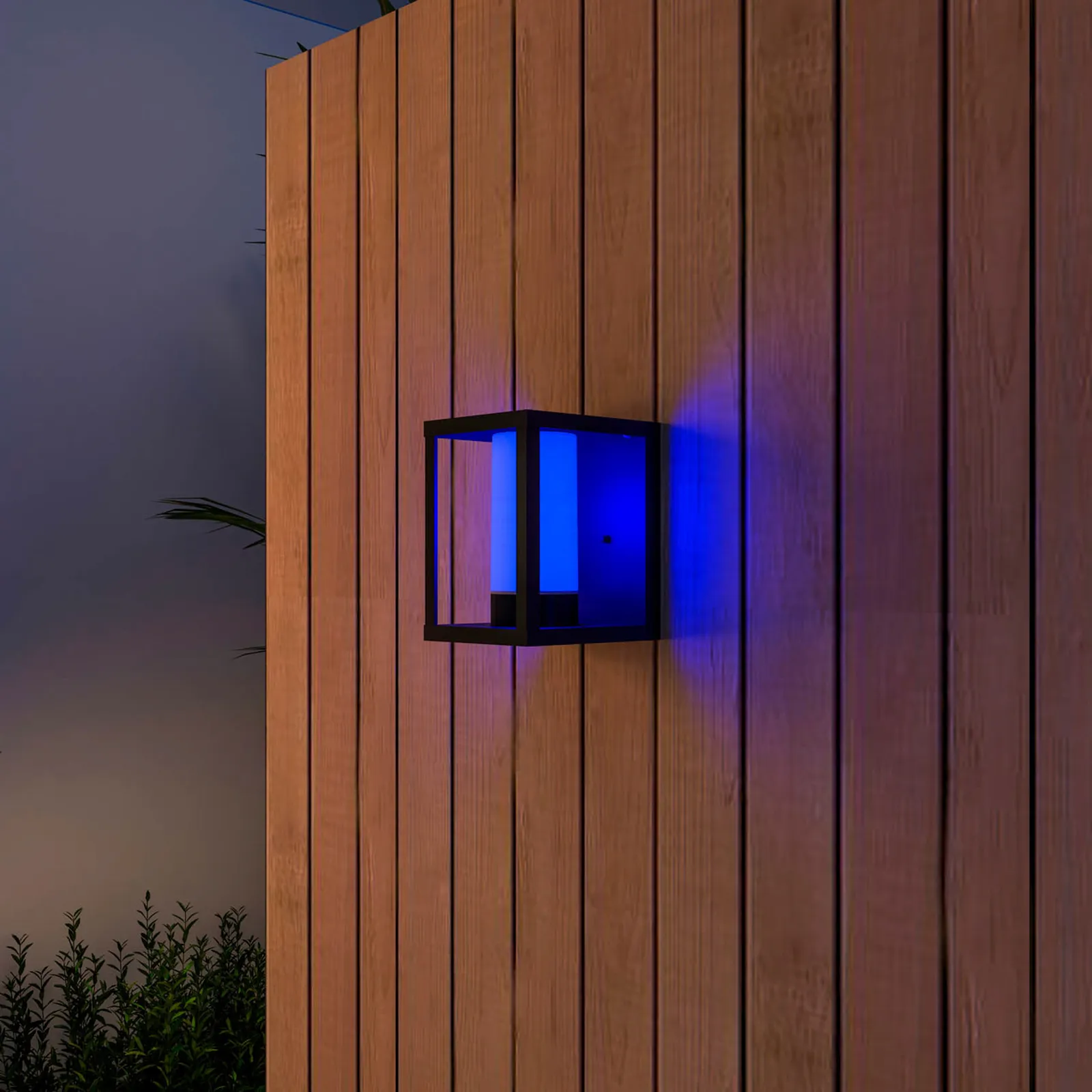 Calex Smart Lanterna da parete per esterni, CCT, RGB