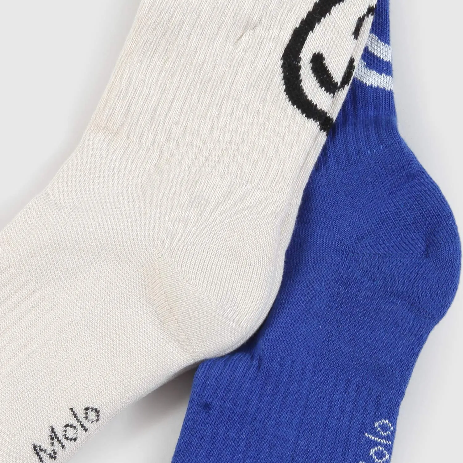 Calzini Blu E Beige Bambino