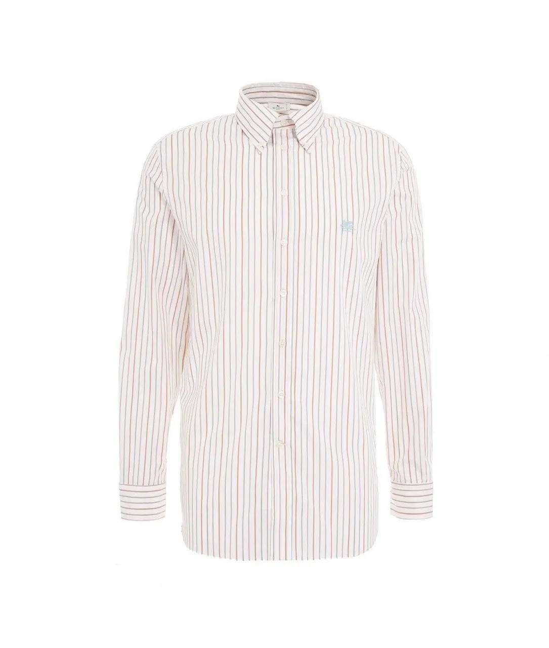 Camicia a righe bianco bianco