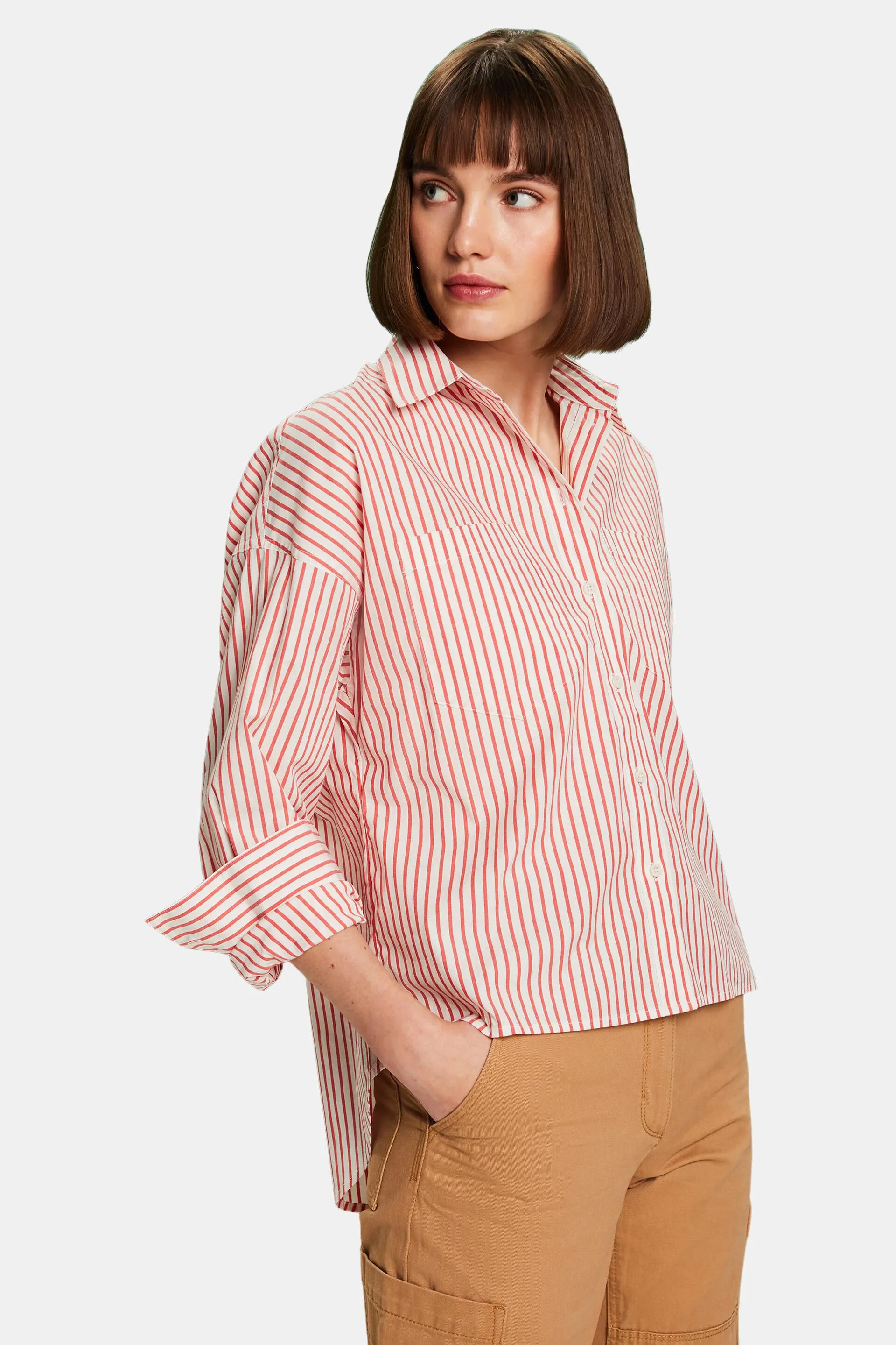Camicia button-down a righe