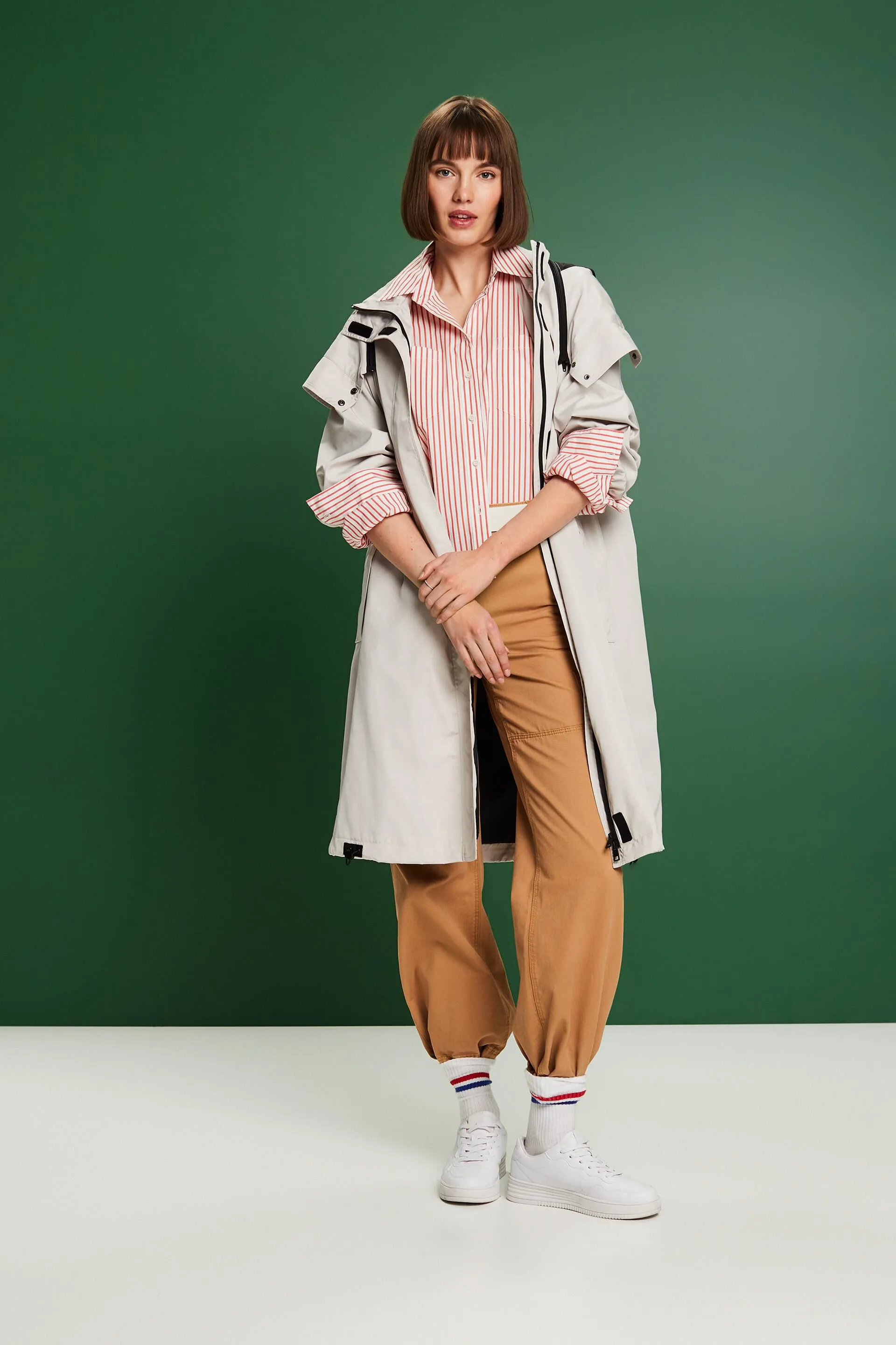 Camicia button-down a righe