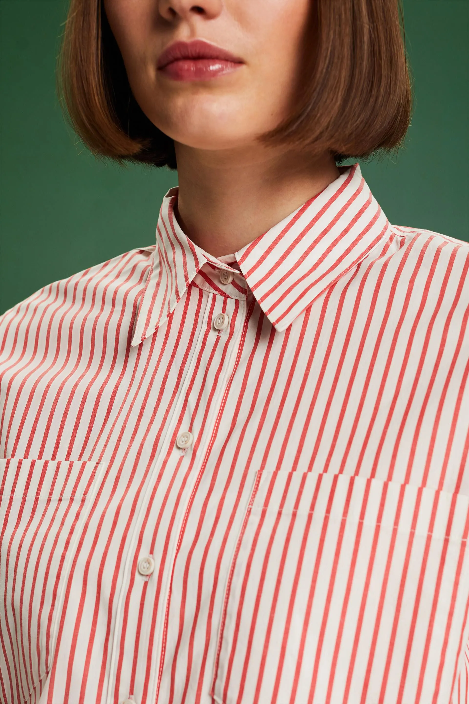 Camicia button-down a righe
