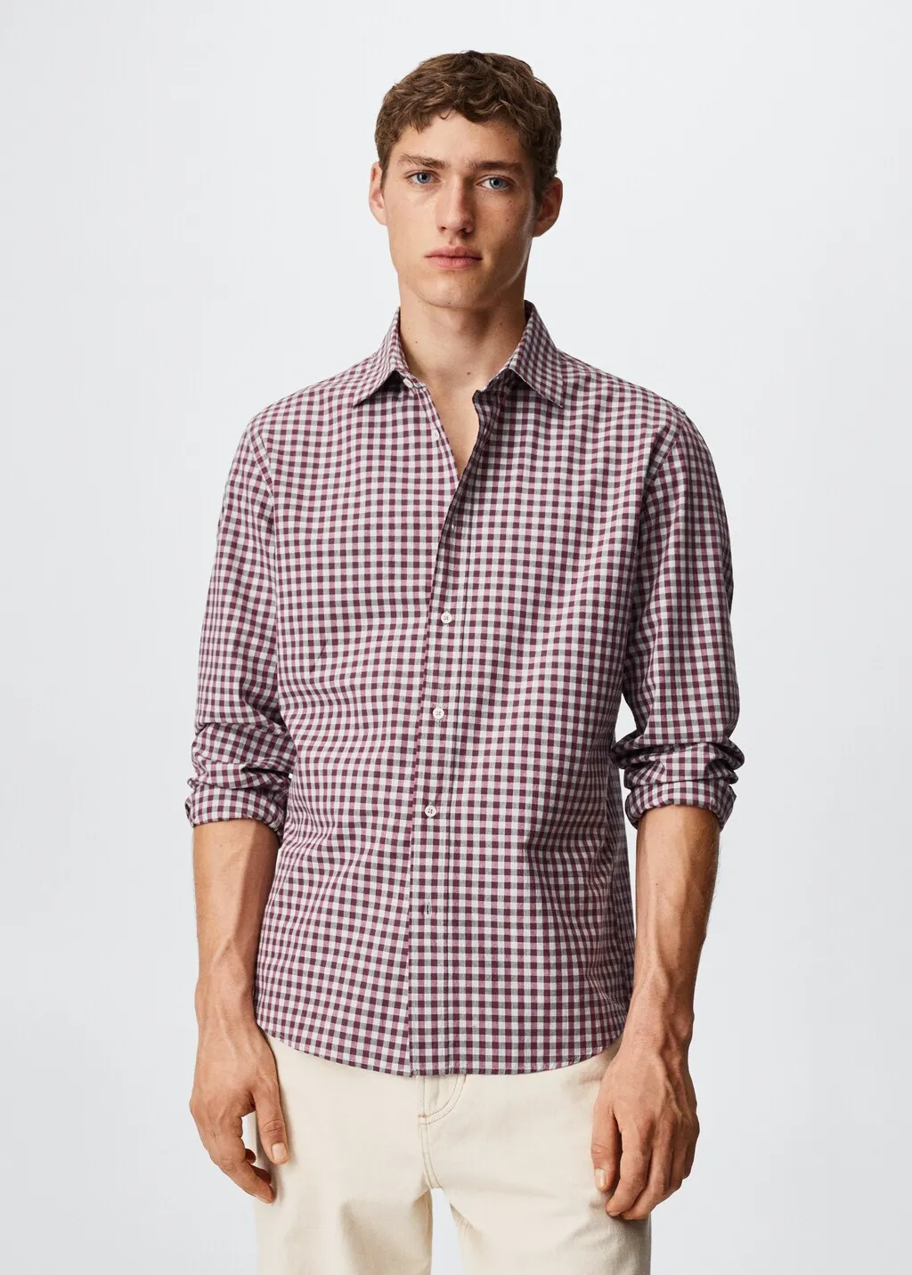 Camicia cotone quadri vichy
