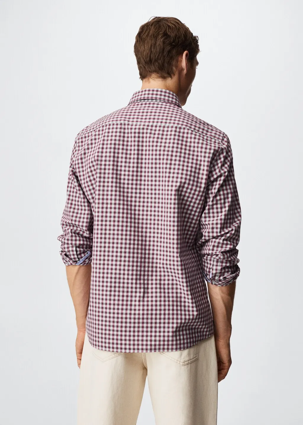 Camicia cotone quadri vichy