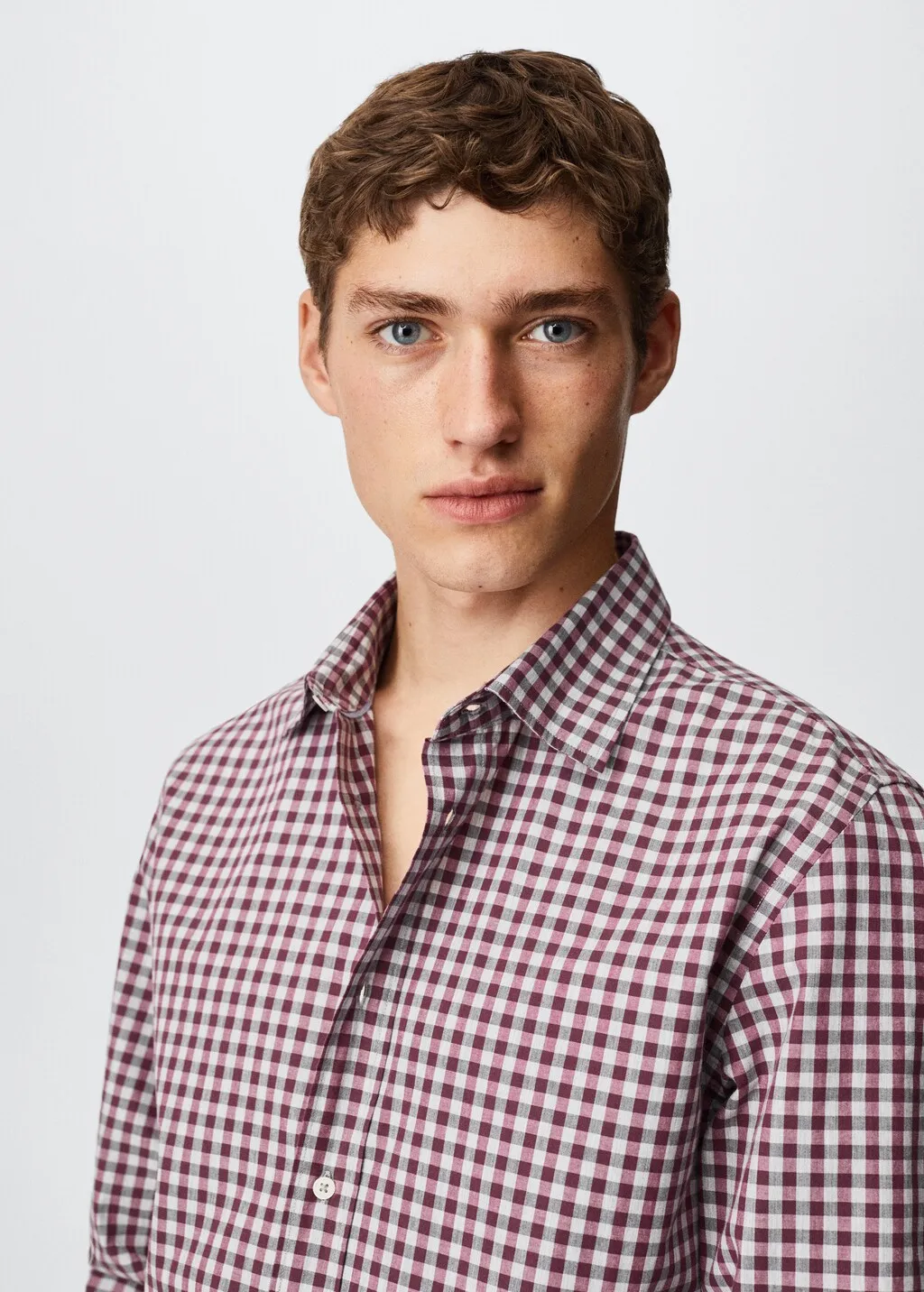 Camicia cotone quadri vichy