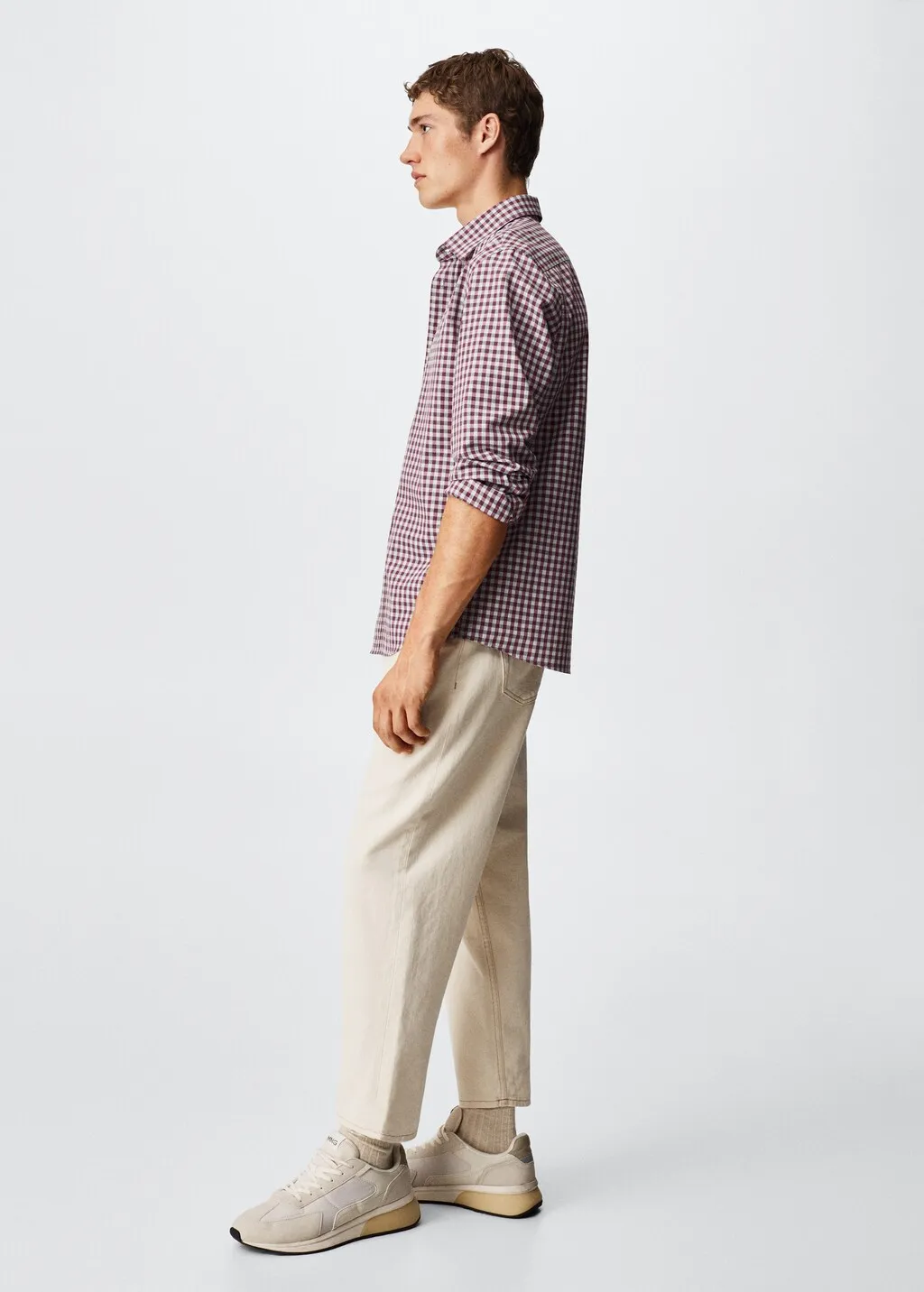 Camicia cotone quadri vichy