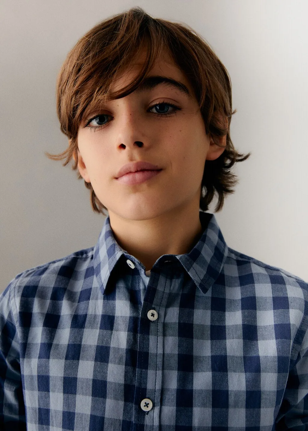 Camicia cotone quadri