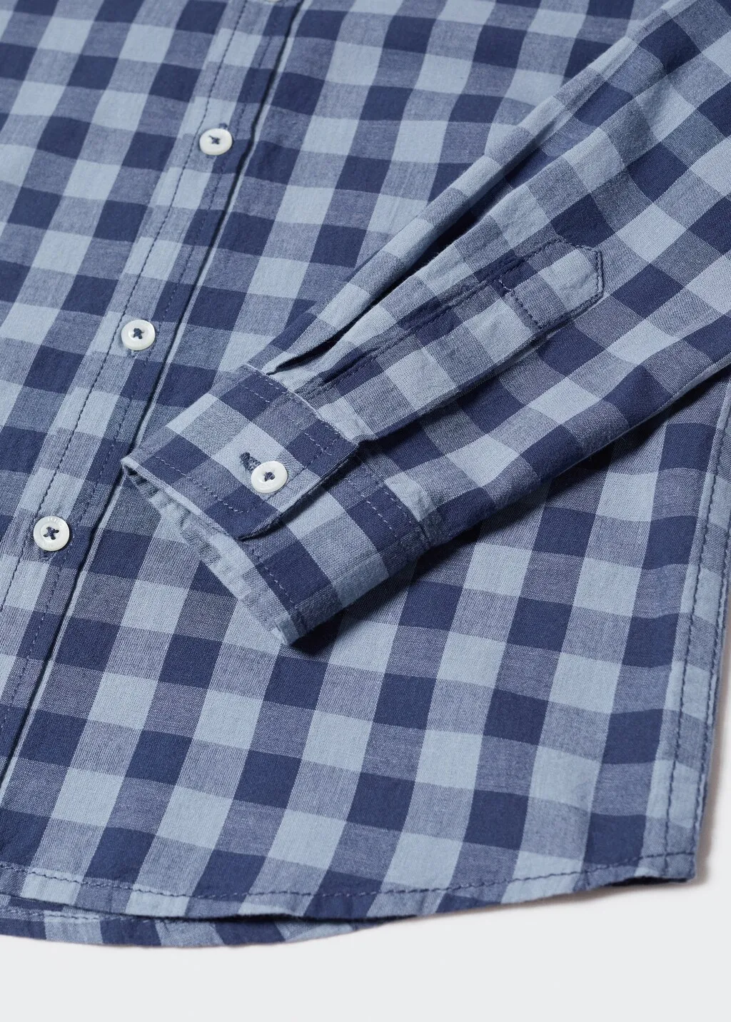 Camicia cotone quadri