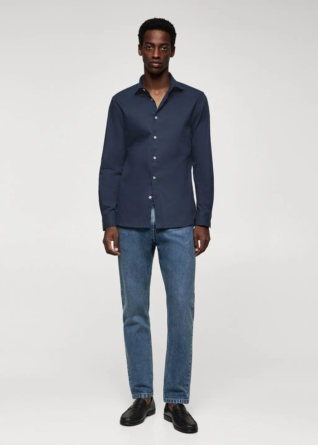 Camicia cotone slim fit