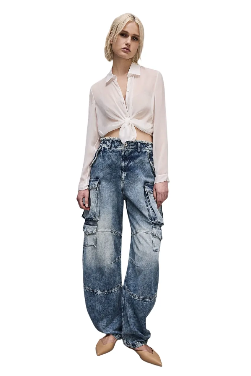Camicia in voile di seta