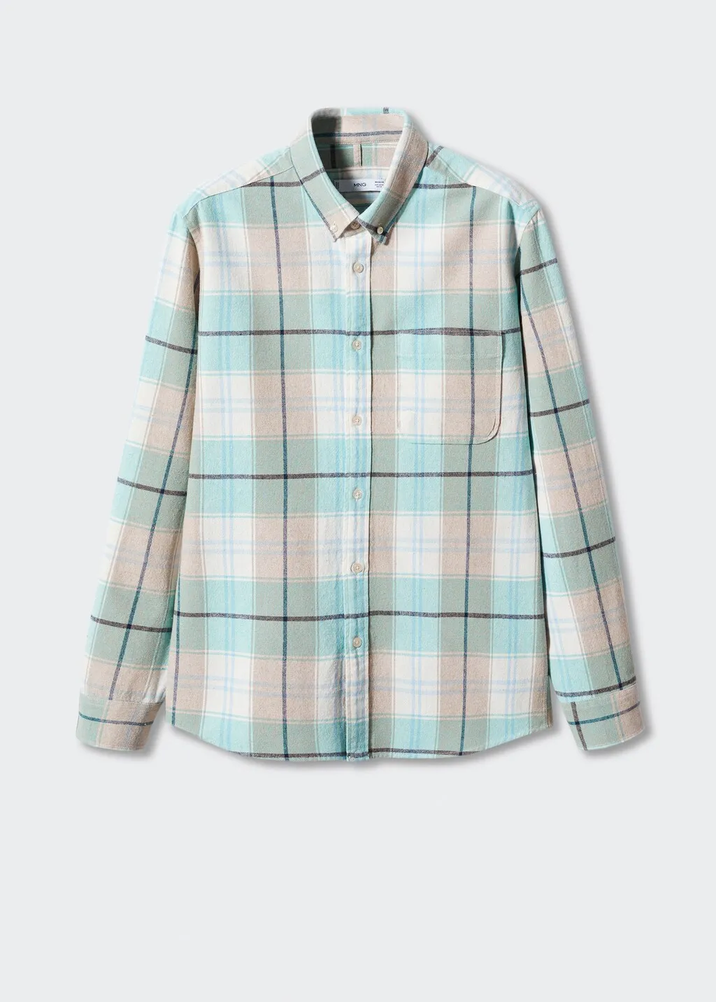 Camicia regular fit cotone quadri