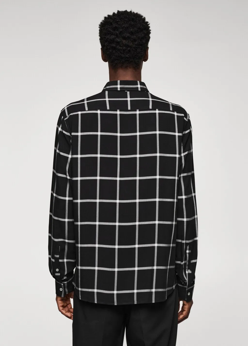 Camicia regular-fit stampa quadri