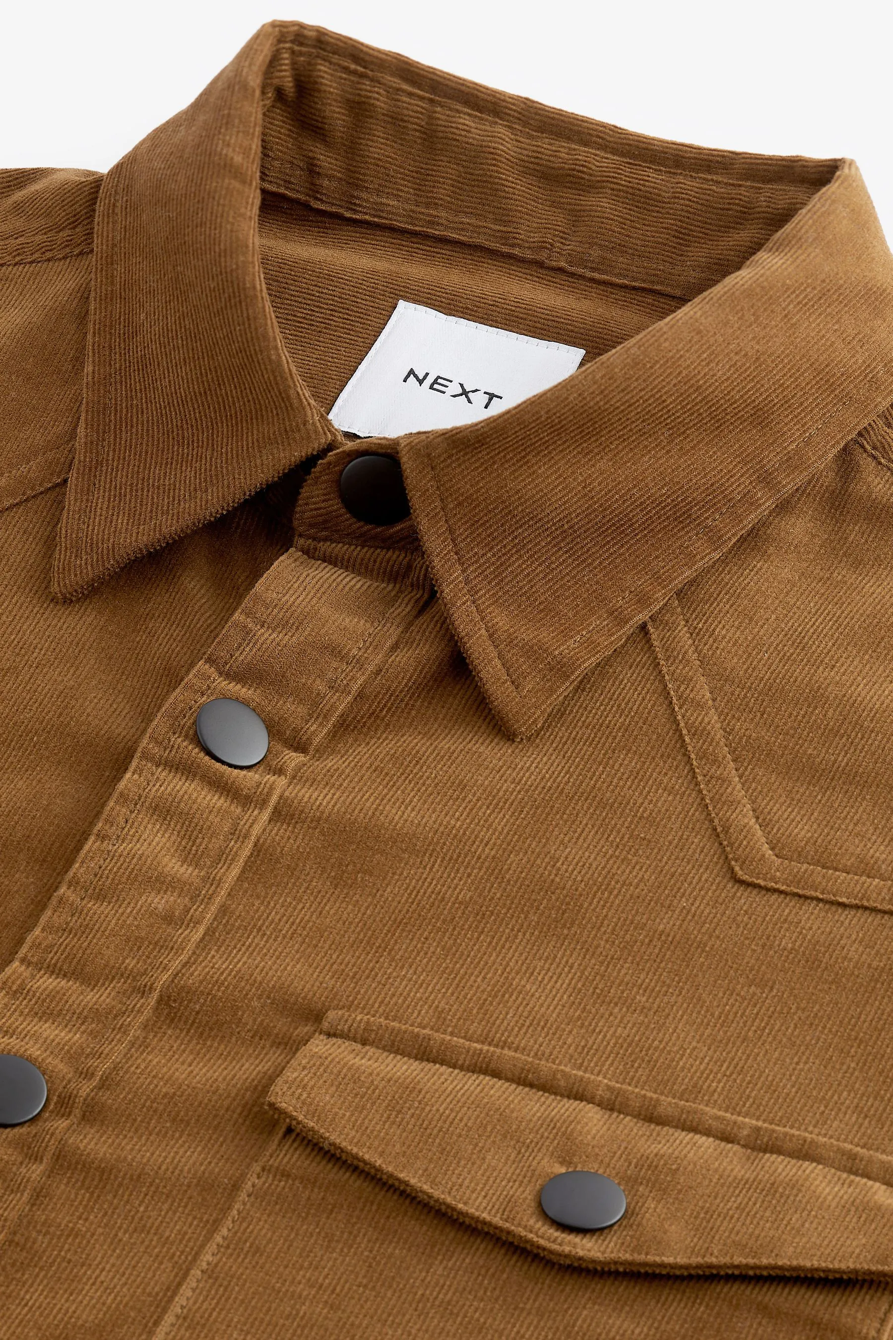 Camicia stile western a coste con Manica lunga e doppia tasca