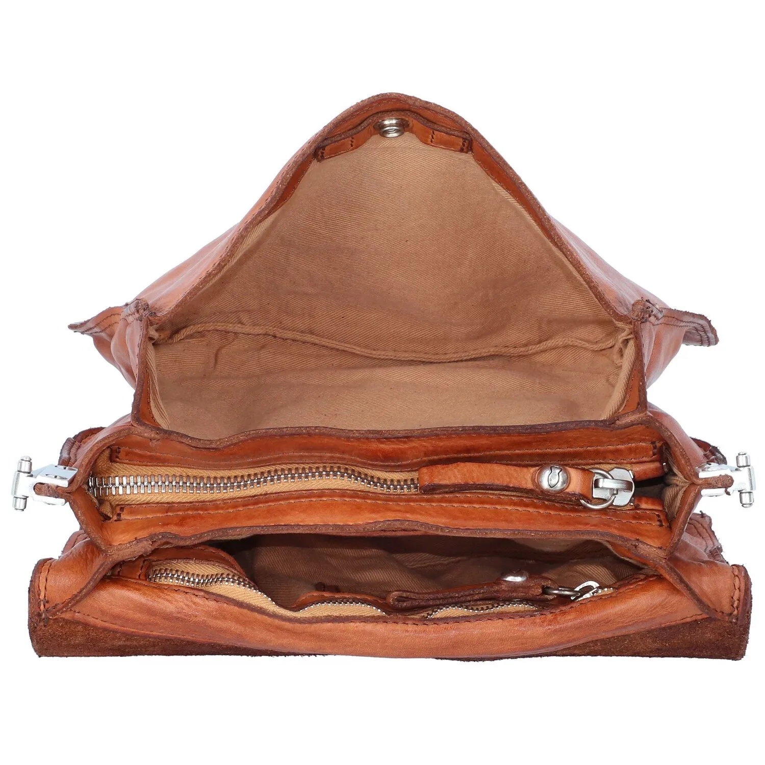 Campomaggi Borsa a tracolla in pelle 28 cm