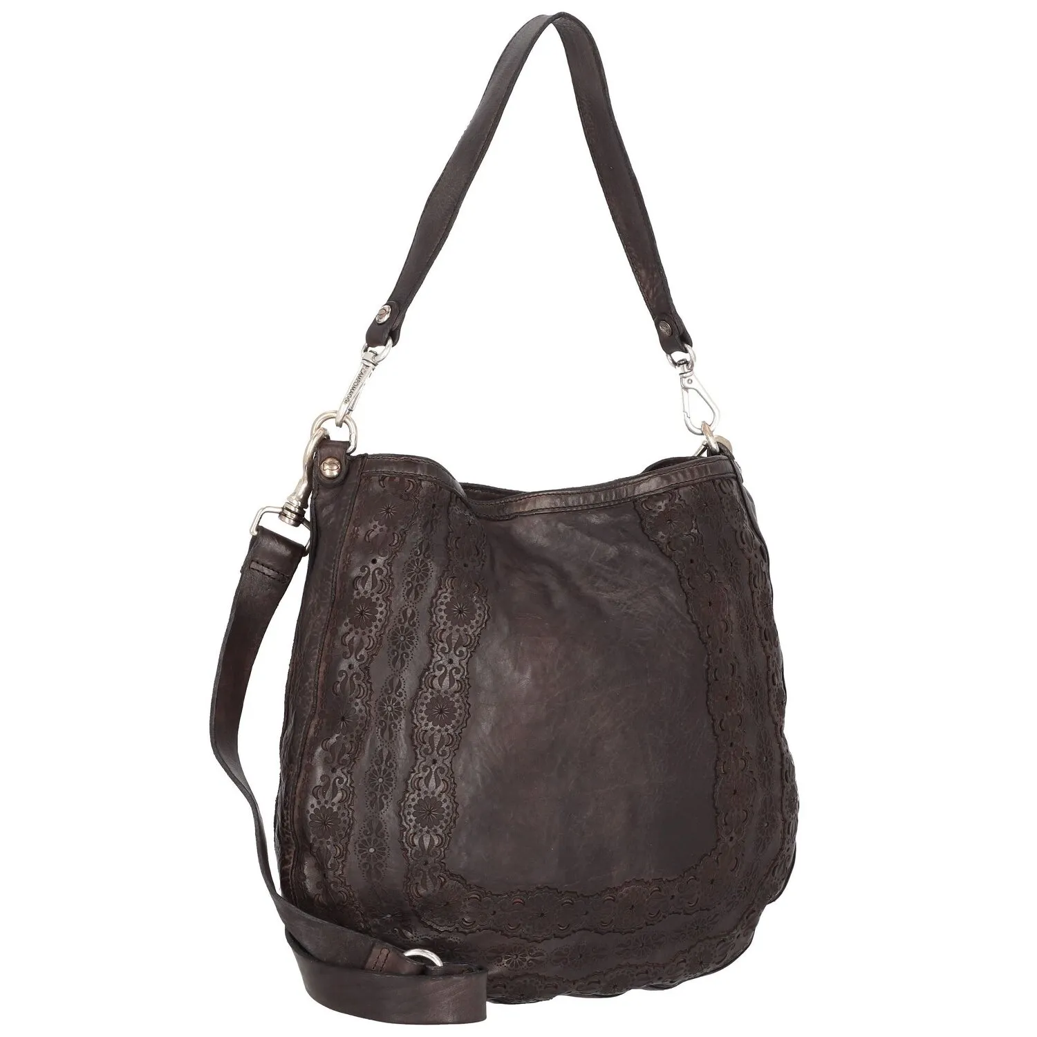 Campomaggi Borsa a tracolla in pelle 35 cm
