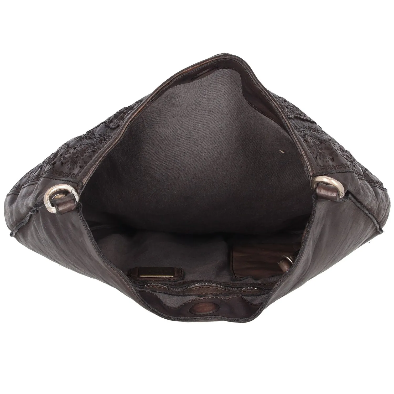 Campomaggi Borsa a tracolla in pelle 35 cm