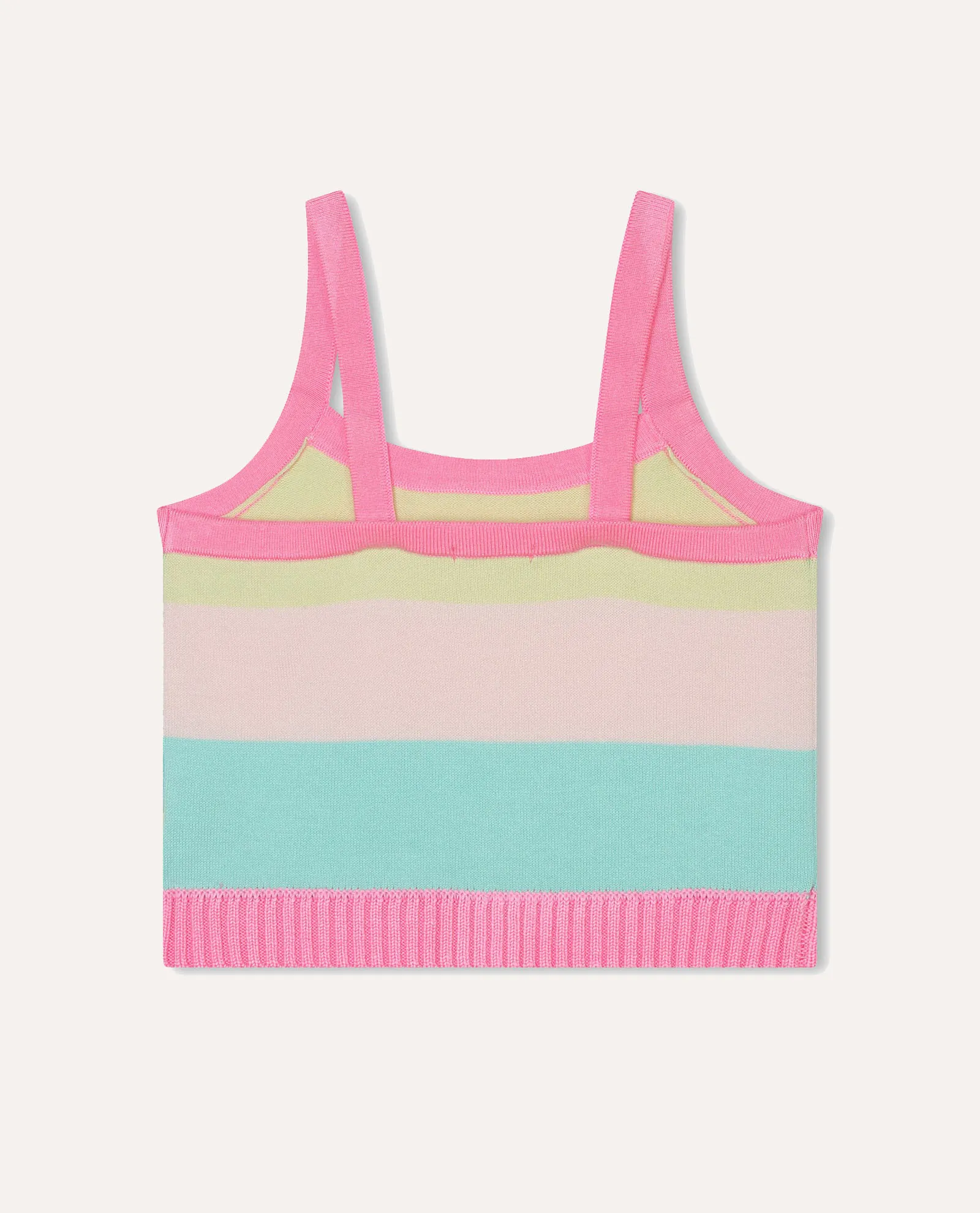 Canotta bambina Billieblush a maglia a righe