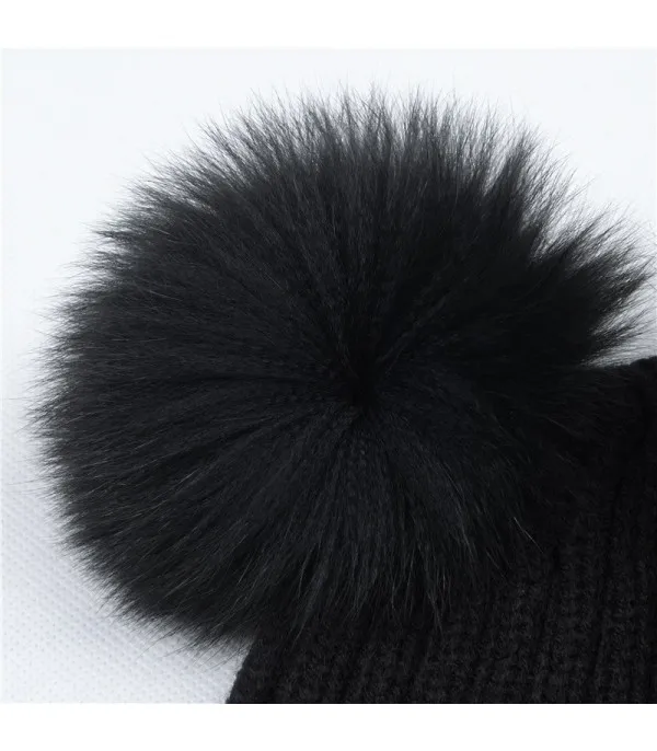 Cappellino double pon-pon adulti